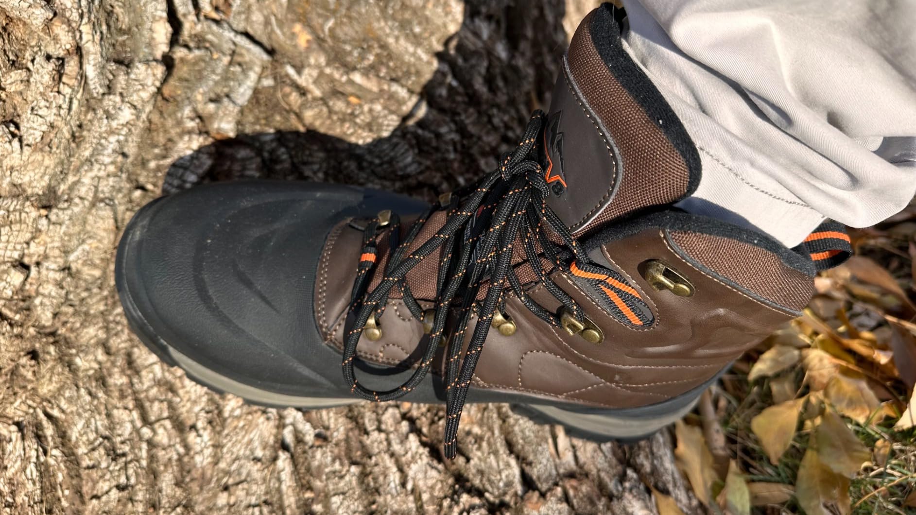 NORTIV 8 Men's Waterproof Hiking Winter Snow Boots | Insulated Construction Hunting Ski Work Boots TUNDRA customer photo 1