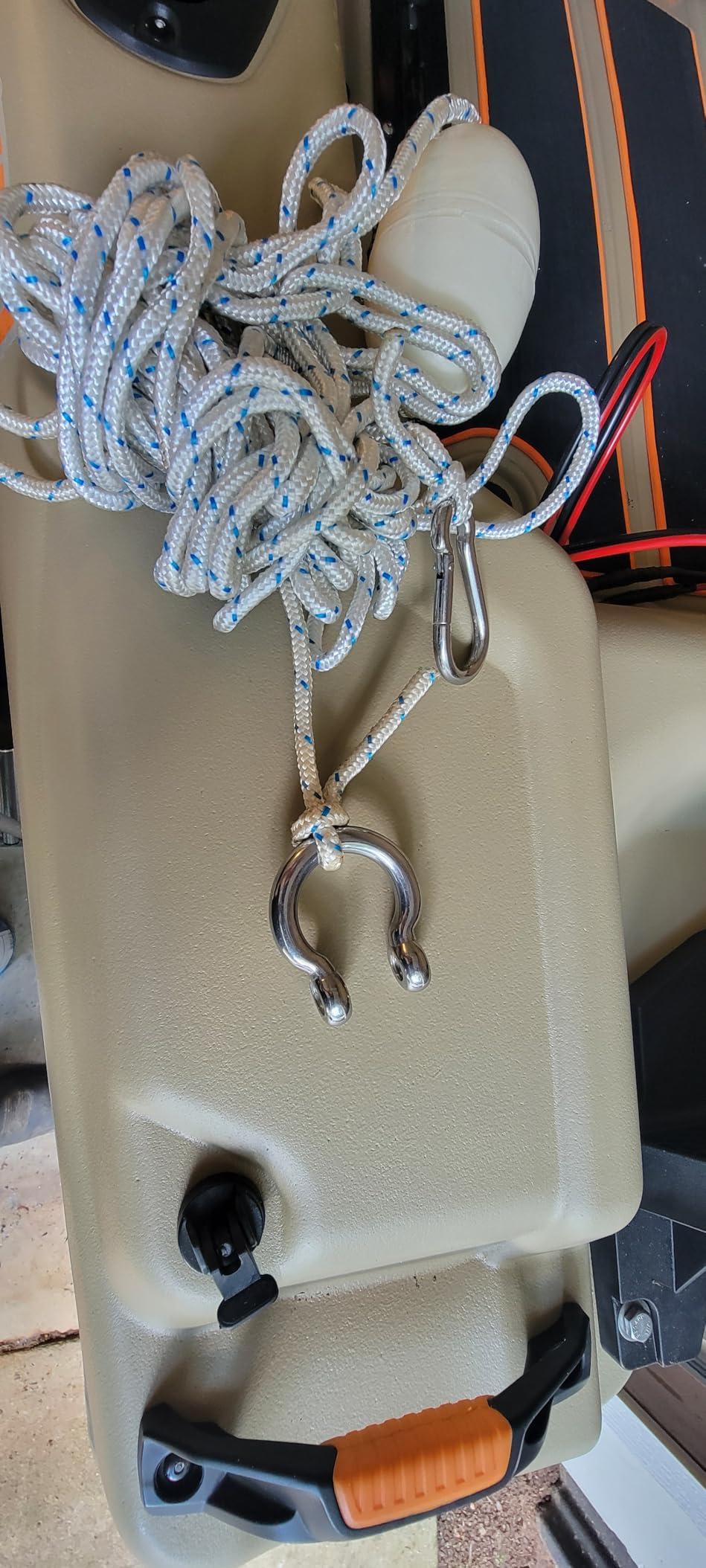 Newport Premium 5lb Mushroom Anchor Kit w/Bag, Rope, Buoy, & Stainless Hardware customer photo 2