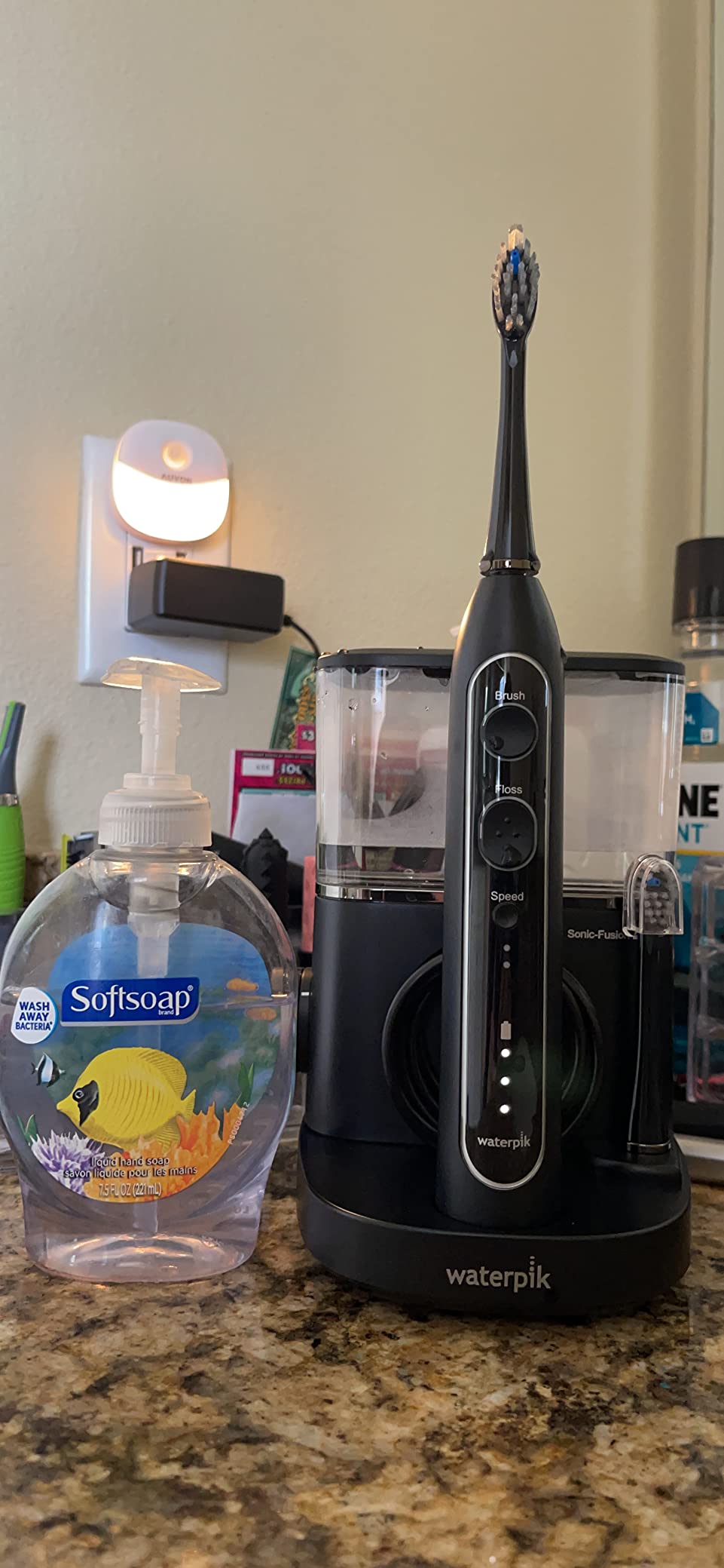 Waterpik Sonic-Fusion Flossing Electric Toothbrush Water Flosser, Black | 2-in-1 Combo with 3 Modes for Daily Gum Health & Cleaning Teeth, Braces, Implants, ADA Accepted, SF-04 Packaging May Vary customer photo 2