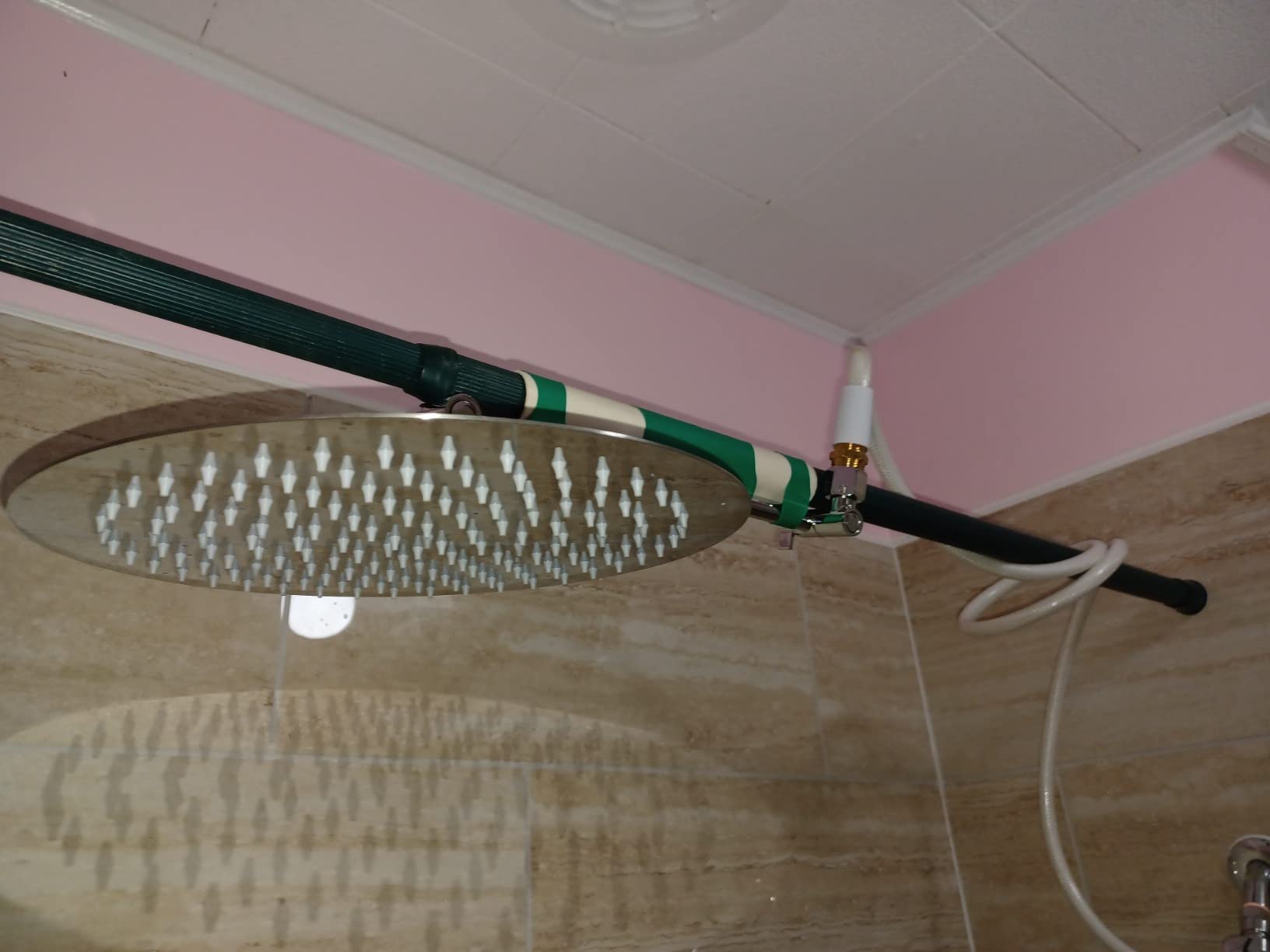 Voolan High Pressure Rain Shower Head - Rainfall Shower head Made of 304 Stainless Steel - Comfortable Shower Experience Even at Low Water Flow (6 Inch, Chrome) customer photo 1