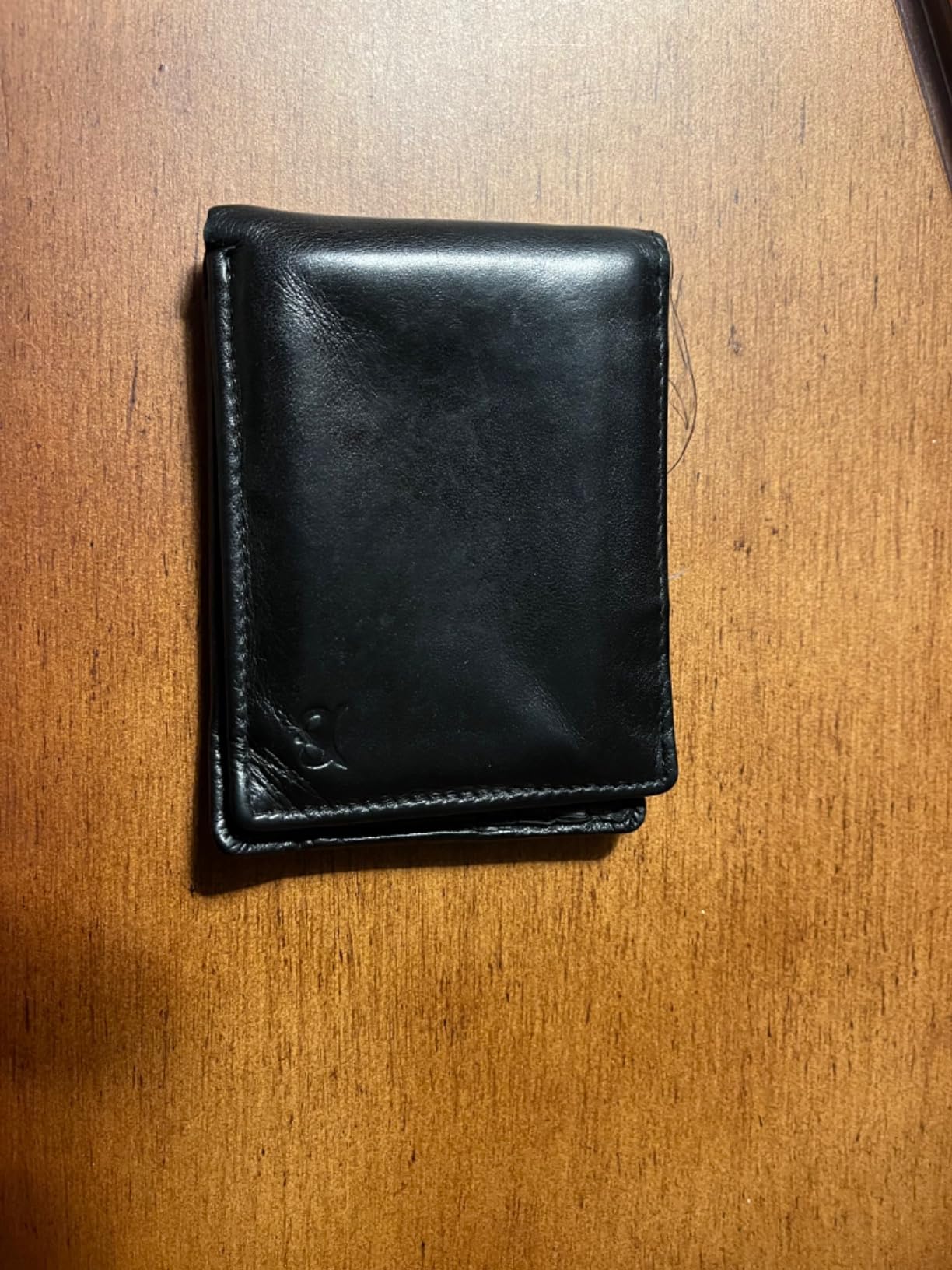 Real Leather Mens Bifold Wallet RFID Blocking Slim Minimalist Front Pocket - Thin & Stylish with ID Window in Gift Box (Crazy Horse, Cognac) customer photo 1