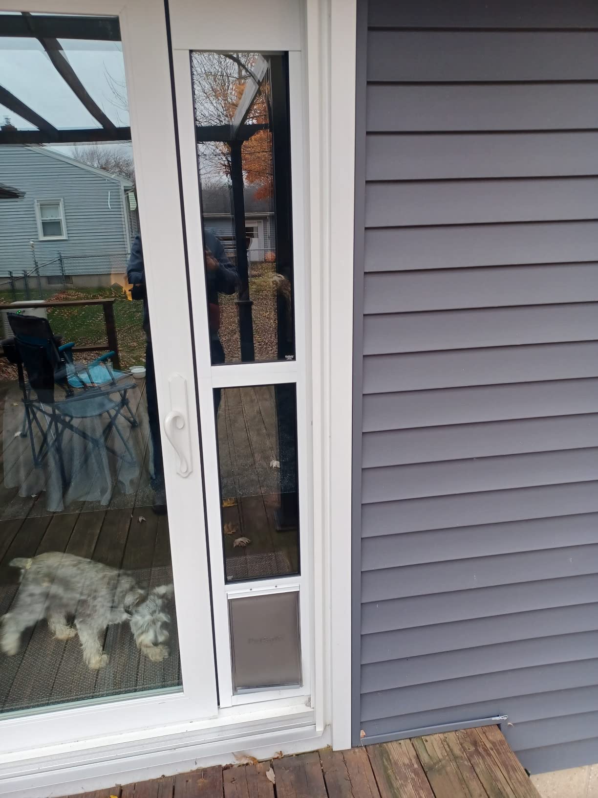 PetSafe Extreme Weather Sliding Glass Pet Door, 3-Flap Insulated, Large customer photo 2