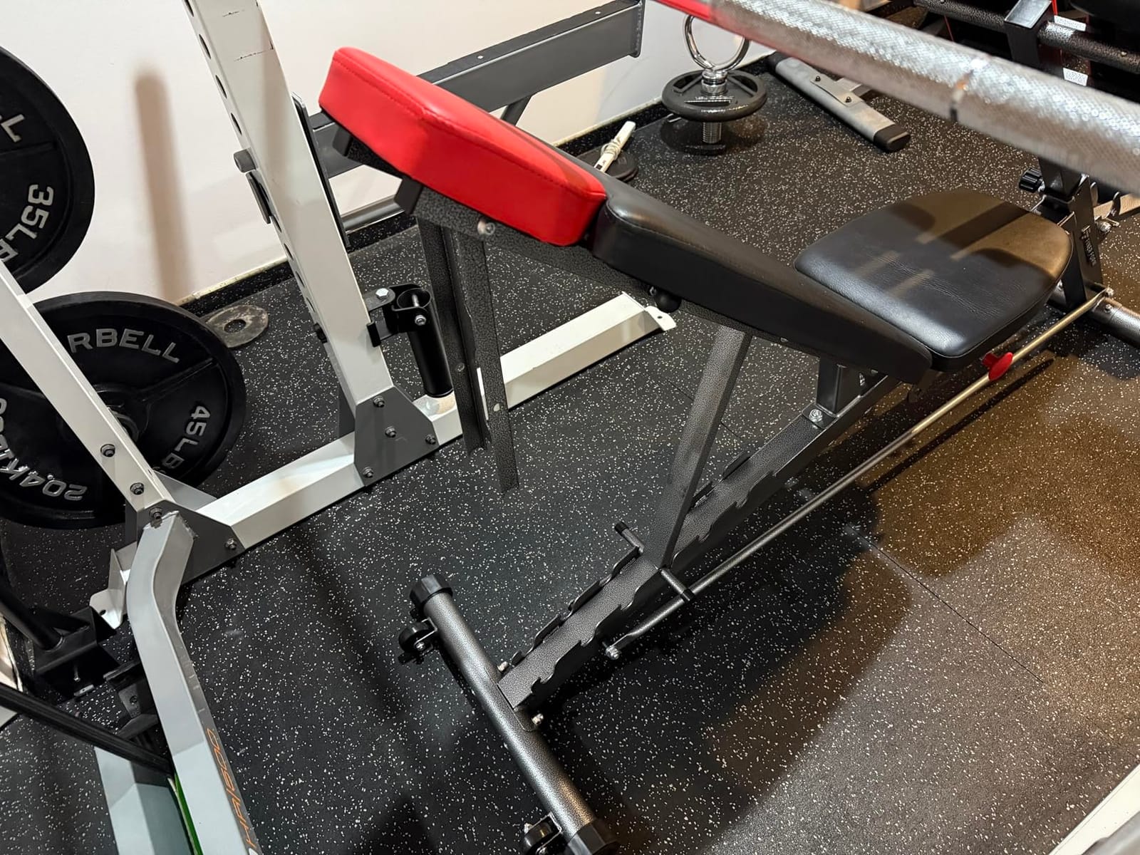 Finer Form Multi-Functional Adjustable FID Weight Bench and Roman Chair | 1,000 Lb Capacity, 23 Settings, Flat Incline Decline for Total Body Workouts, Transport Wheels, Exercise Chart Included customer photo 1