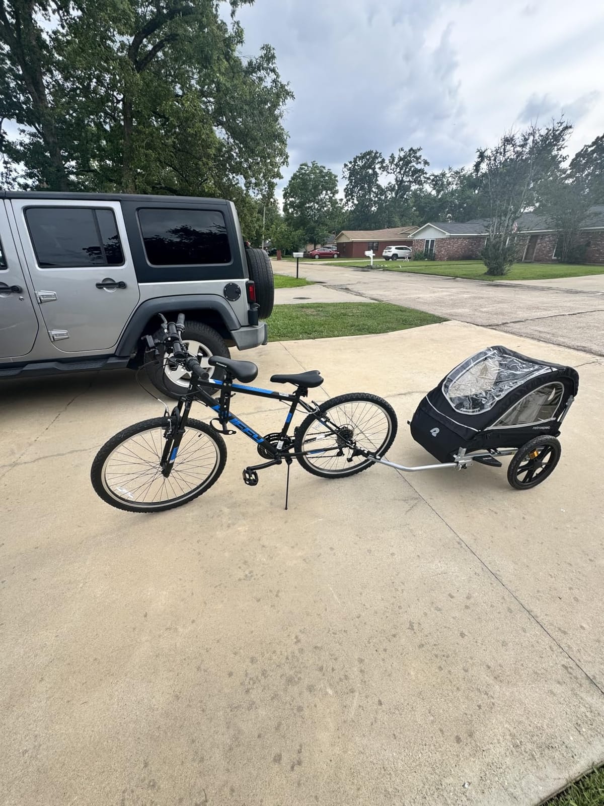 Retrospec Rover Kids Bicycle Trailer Single and Double Passenger Children's Foldable customer photo 1