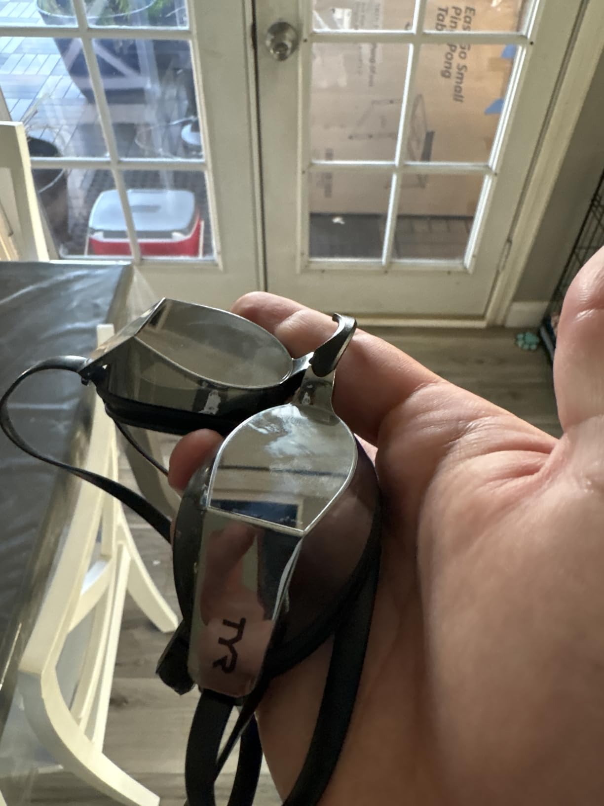 TYR Adult Black Ops 140 EV Goggles - Racing Performance Swim Goggles, 140-Degree Peripheral View customer photo 2