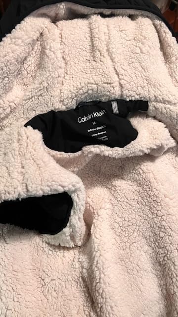 Calvin Klein Men's Lightweight Packable Down Jacket With Sherpa Lining customer photo 2