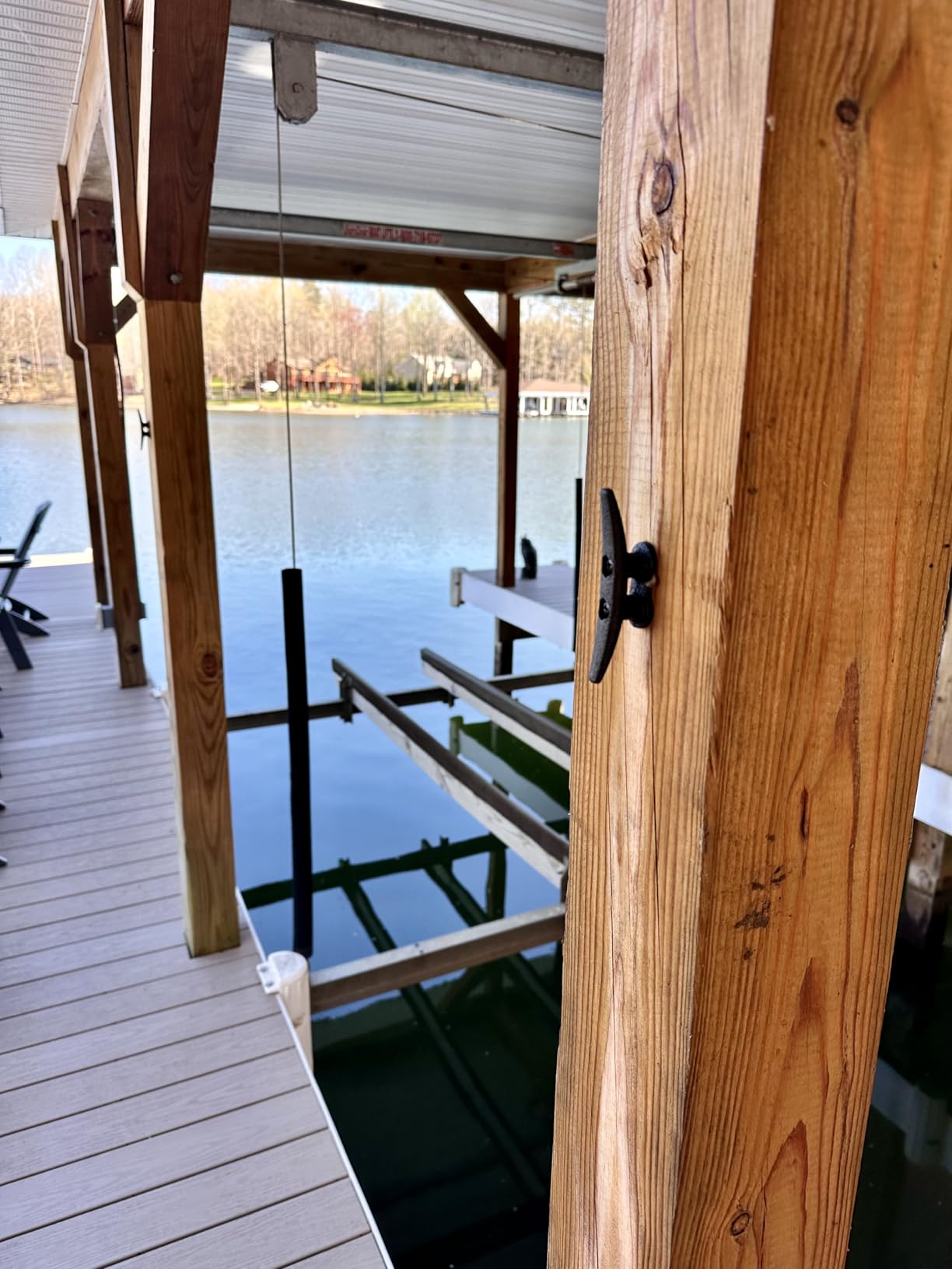 4 inch Dock Cleats (4/6/8/12/16/20/24 Pack), Iron Boat Dock Cleats Rope Cleat Marine Cleats with Hardware for Deck and Nautical Decor customer photo 1