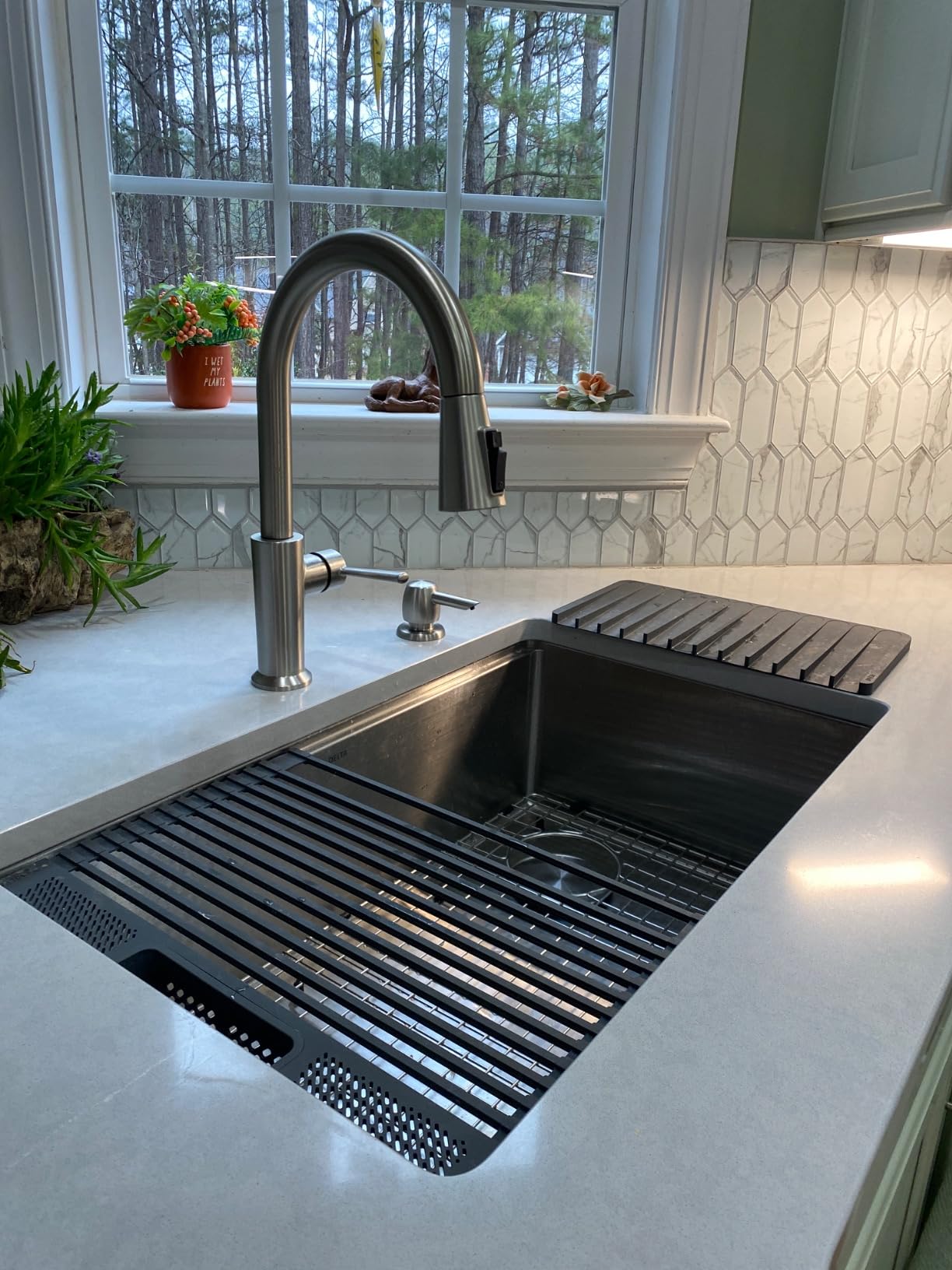 DELTA FAUCET 95B932-32S-SS Lorelai Workstation Kitchen Sink Undermount Stainless Steel Single Bowl with WorkFlow Ledge and Chef's Kit of 6 Accessories customer photo 2