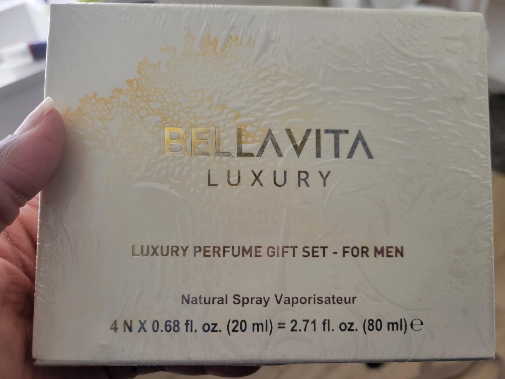 Bella Vita Organic Man Luxury Perfume Gift Set 4x20 ML for Men with Dominus, Oud, CEO, Impact | 80 ML customer photo 1