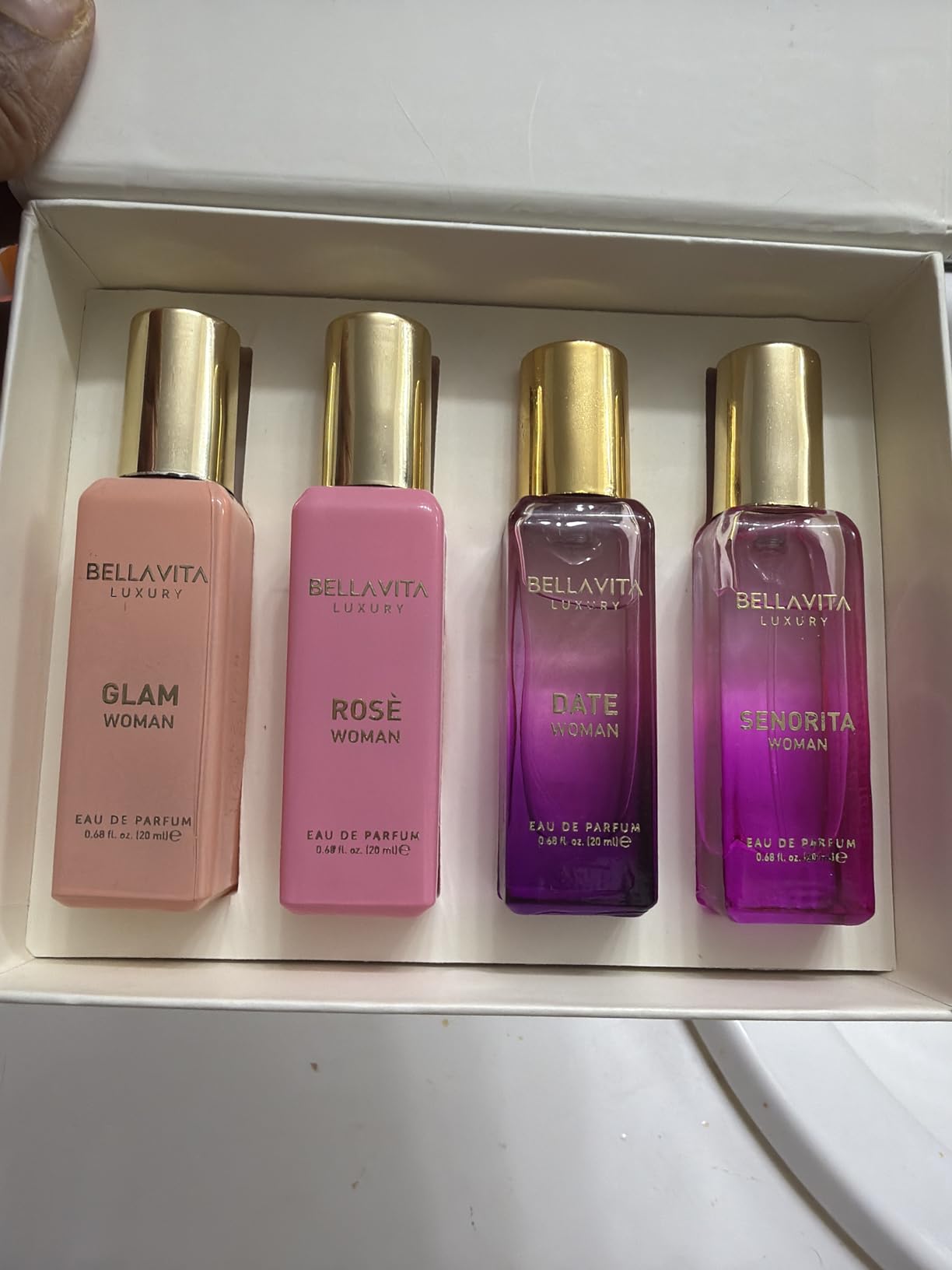 Bellavita Luxury Women's Perfume Gift Set with Rose, Senorita, Date, and Glam | 80ml | Perfume for Women | Pink Pepper, Yuzu and Floral Peach | Long Lasting Fragrance customer photo 2