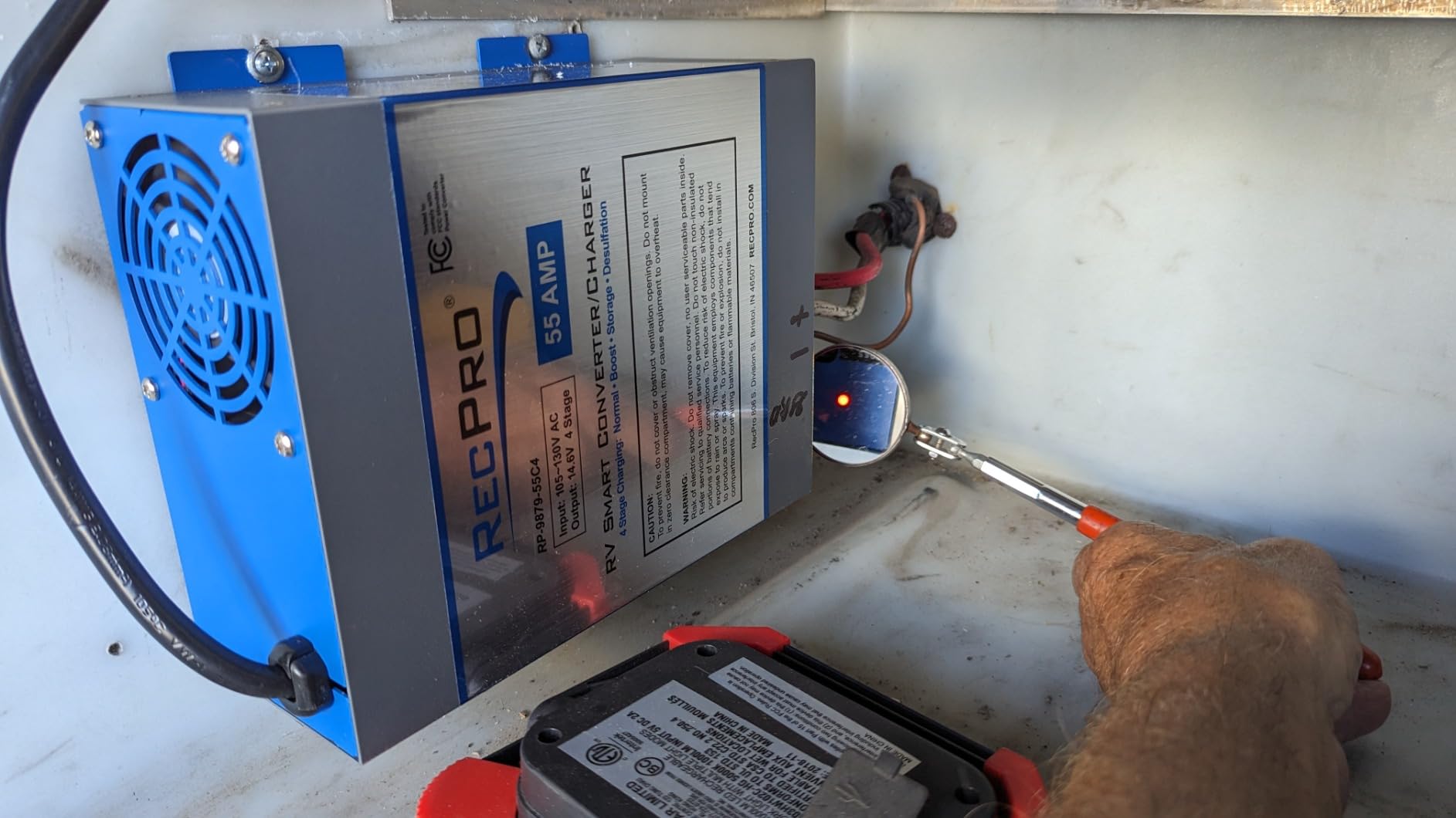 RecPro 55 Amp RV Power Converter & Battery Charger | 4-Stage Charging customer photo 1