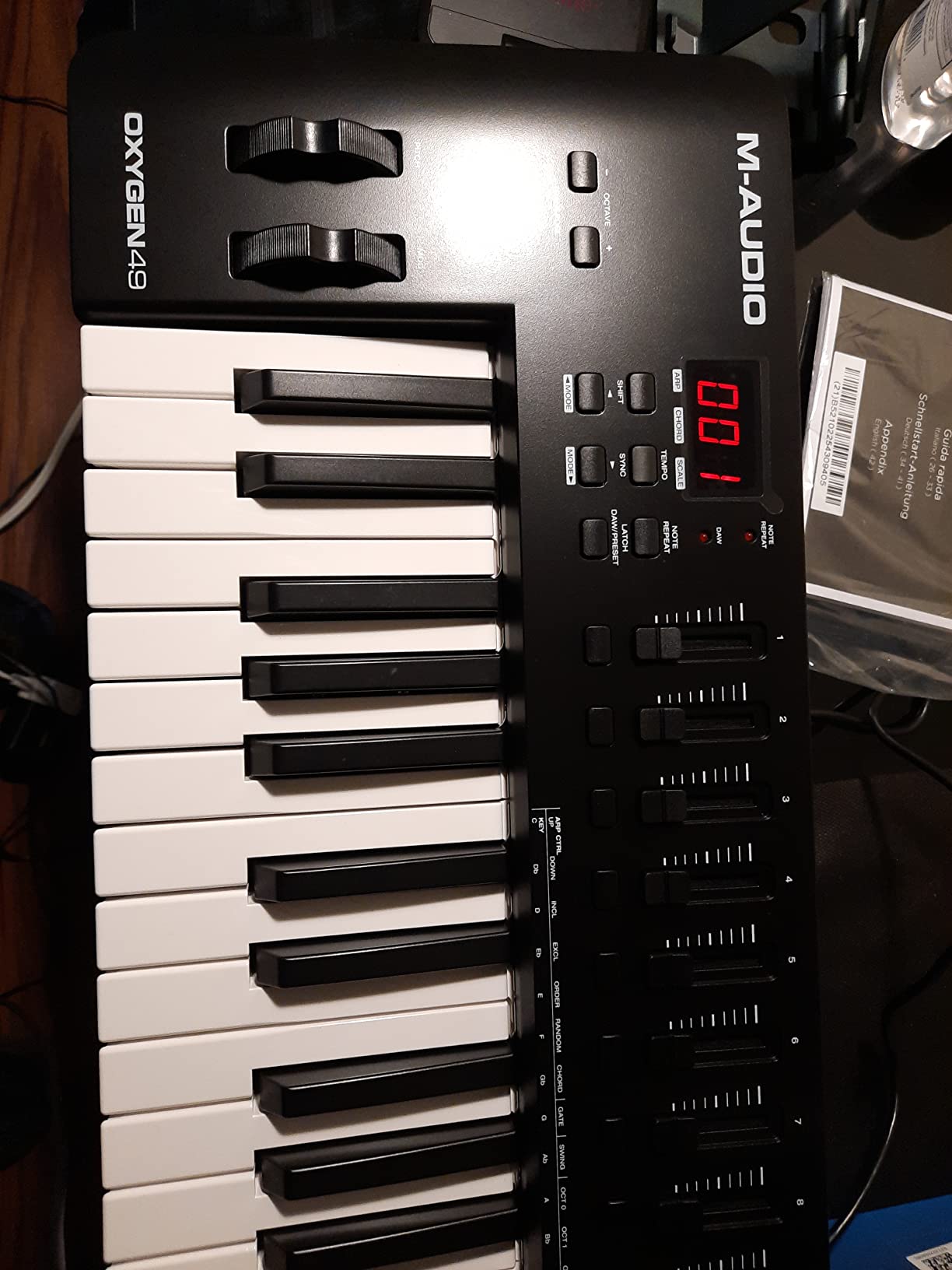 M-AUDIO Oxygen 49 MKV USB MIDI Keyboard Controller | 49 Velocity-Sensitive Keys, 8 Beat Pads, 8 Knobs, 9 Faders, and Bundled DAW Recording Software, for Music Production customer photo 1