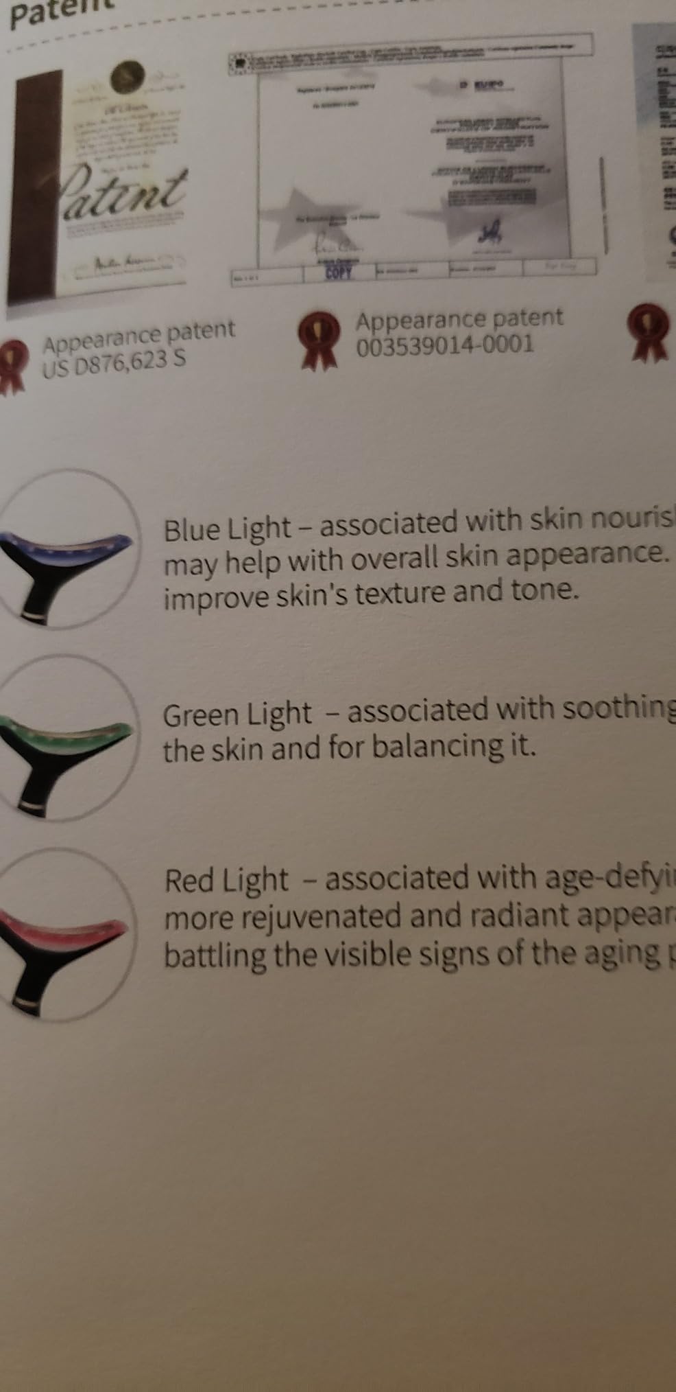 GLO24K LED Face Massager and Neck Wand - Beauty Skin Care Tool | Face sculpting tool, skin tightening device and lifting wand with warm massage, vibration and LED for daily care customer photo 2