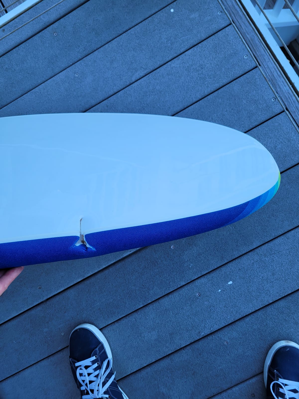 Wavestorm 8ft Classic Longboard Surfboard customer photo 2