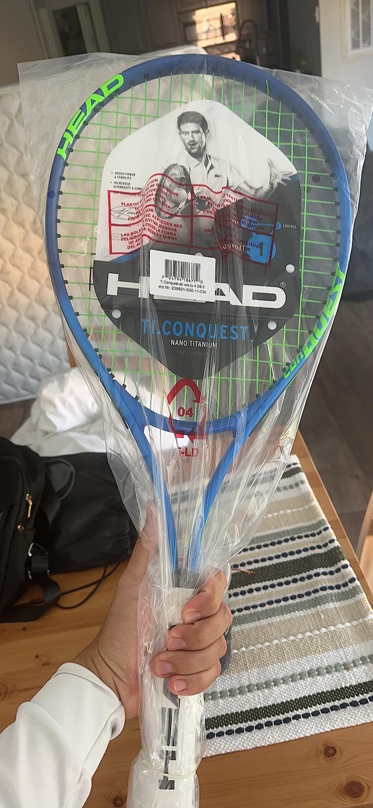 HEAD Ti. Conquest Tennis Racquet customer photo 1