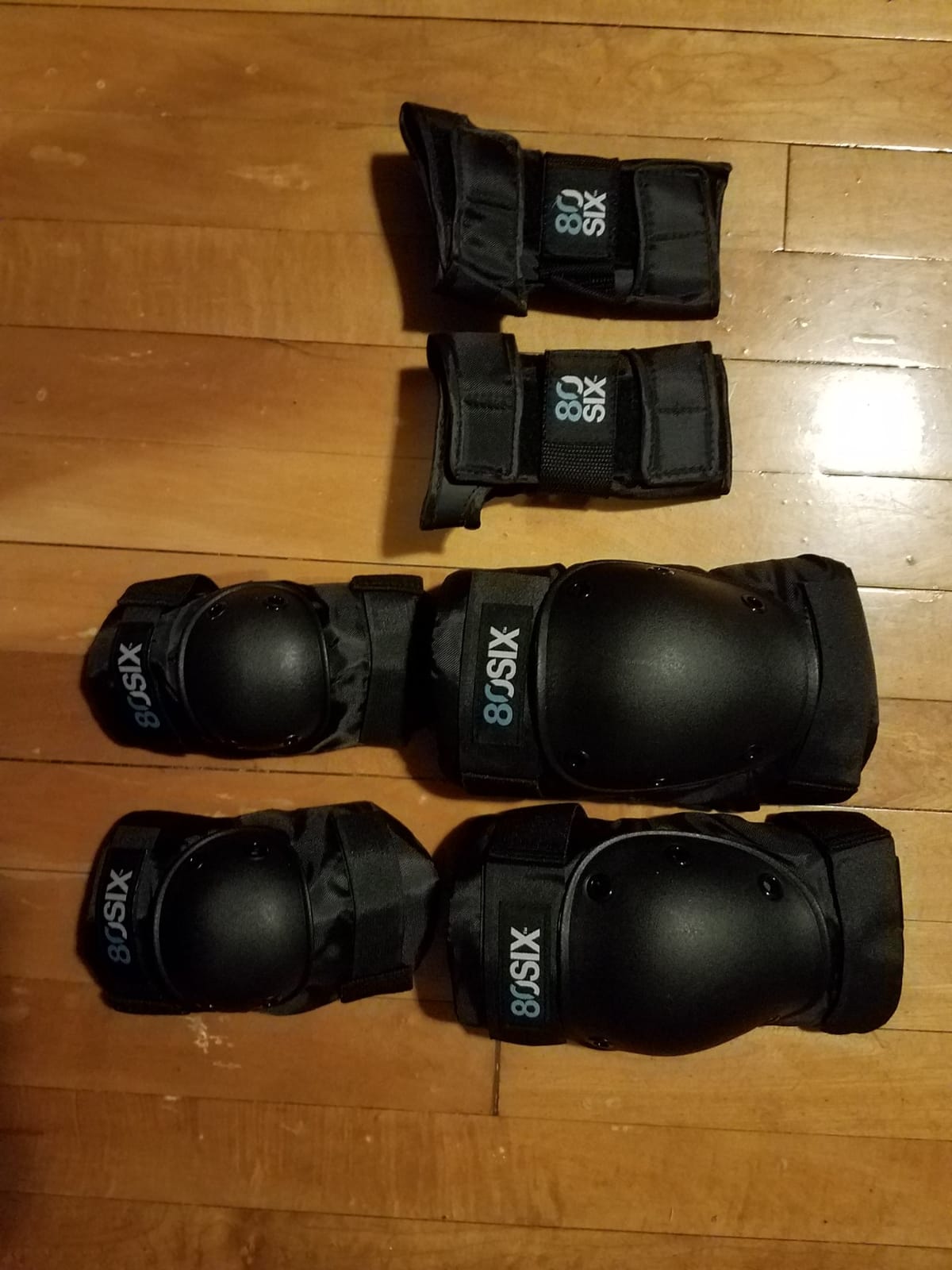 80SIX Multi-Sport Pad Set - Protective Gear for Skateboarding, Biking, Roller Skating, and Scooter customer photo 2
