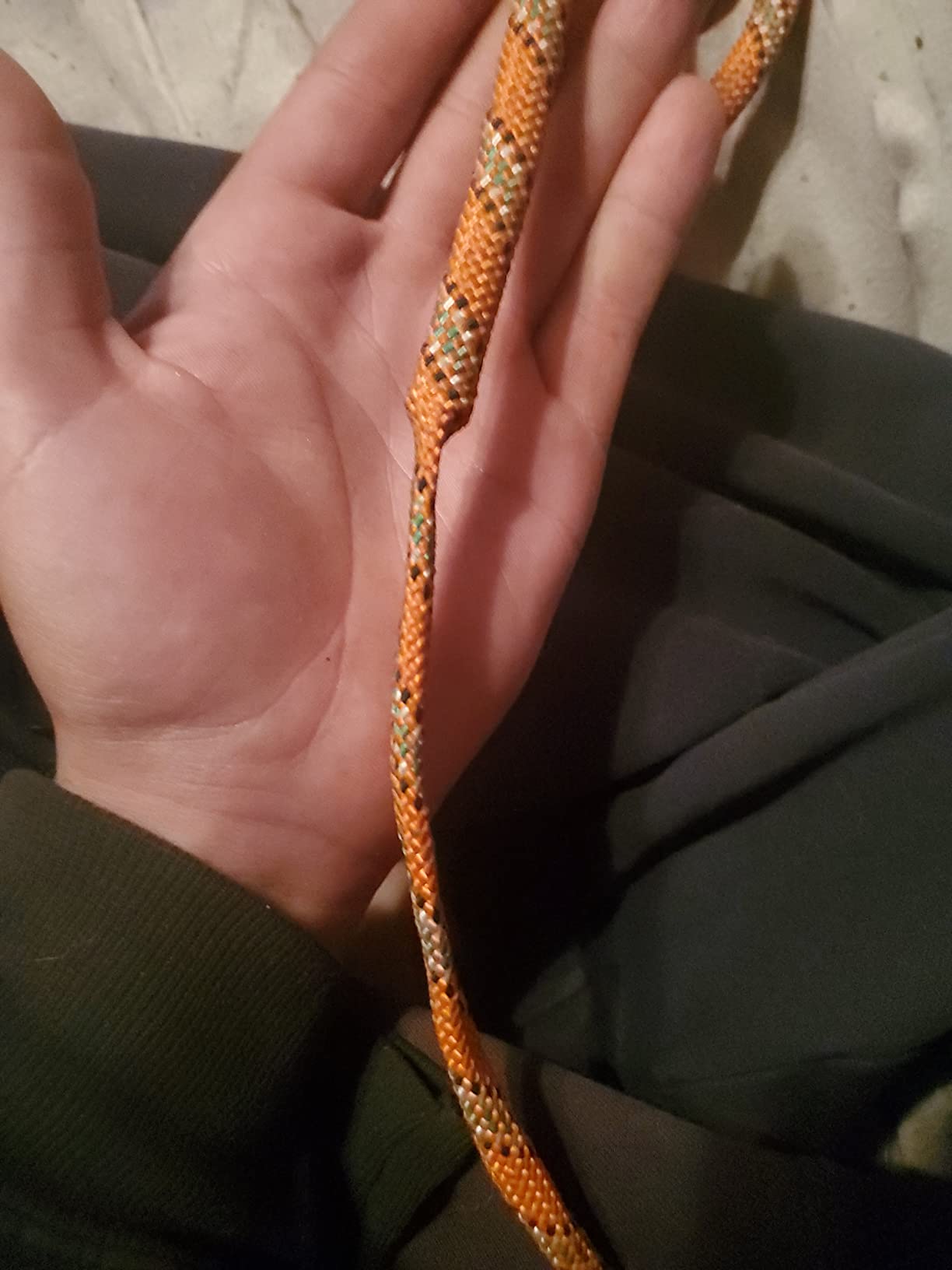 Nice C Climbing Rope, Rescue Static Rope, 10mm (Orange, 30M(96ft)) | Rock Climbing Rope, Construction Rope, Carry Bag, Static Kernmantle Rope, Outdoor Rescue, Rappelling customer photo 2