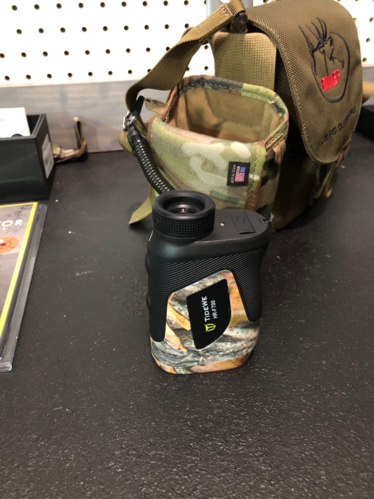 TIDEWE Hunting Rangefinder, Rechargeable Camo Laser Range Finder 700/1000Y | 6X Magnification, Distance/Angle/Speed/Continuous Scan Modes customer photo 2