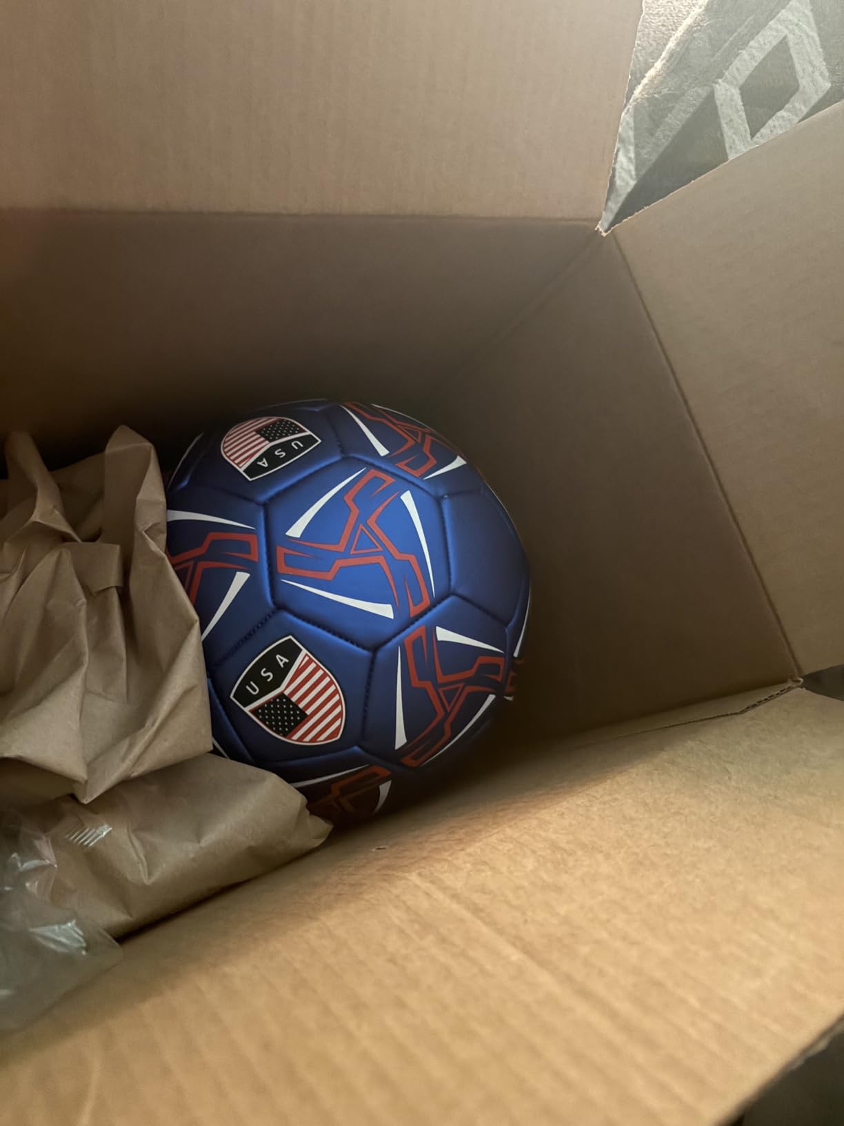 Western Star Soccer Ball USA - Official Match Grade Soccer Balls - Youth & Adult customer photo 2