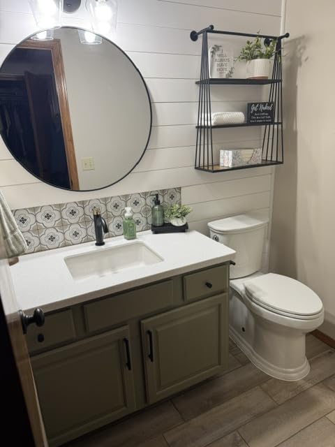 Calabria 5x5 Porcelain Decorative Tile with Hand Cast Edges (Pack of 8) customer photo 1