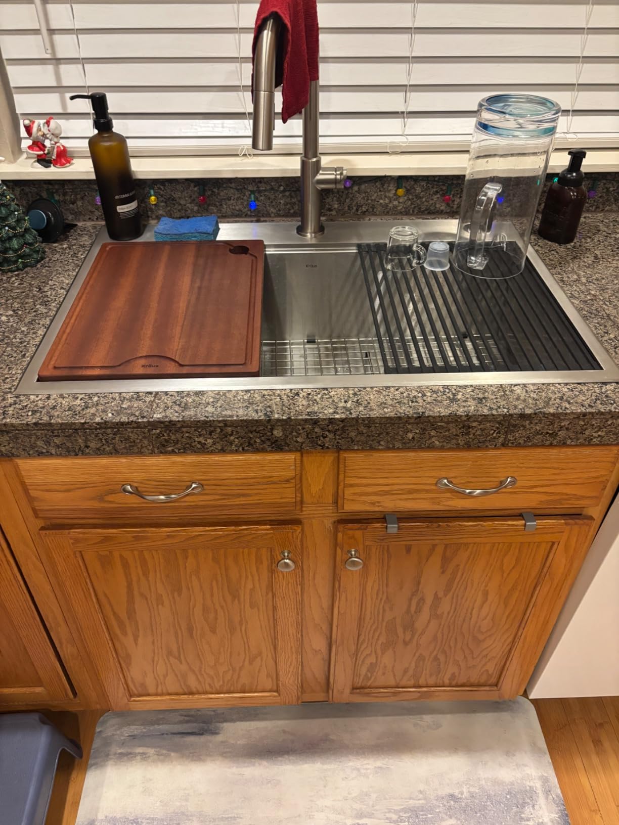 KRAUS Stainless Steel 33 in 16 Gauge Drop In Workstation Sink customer photo 2
