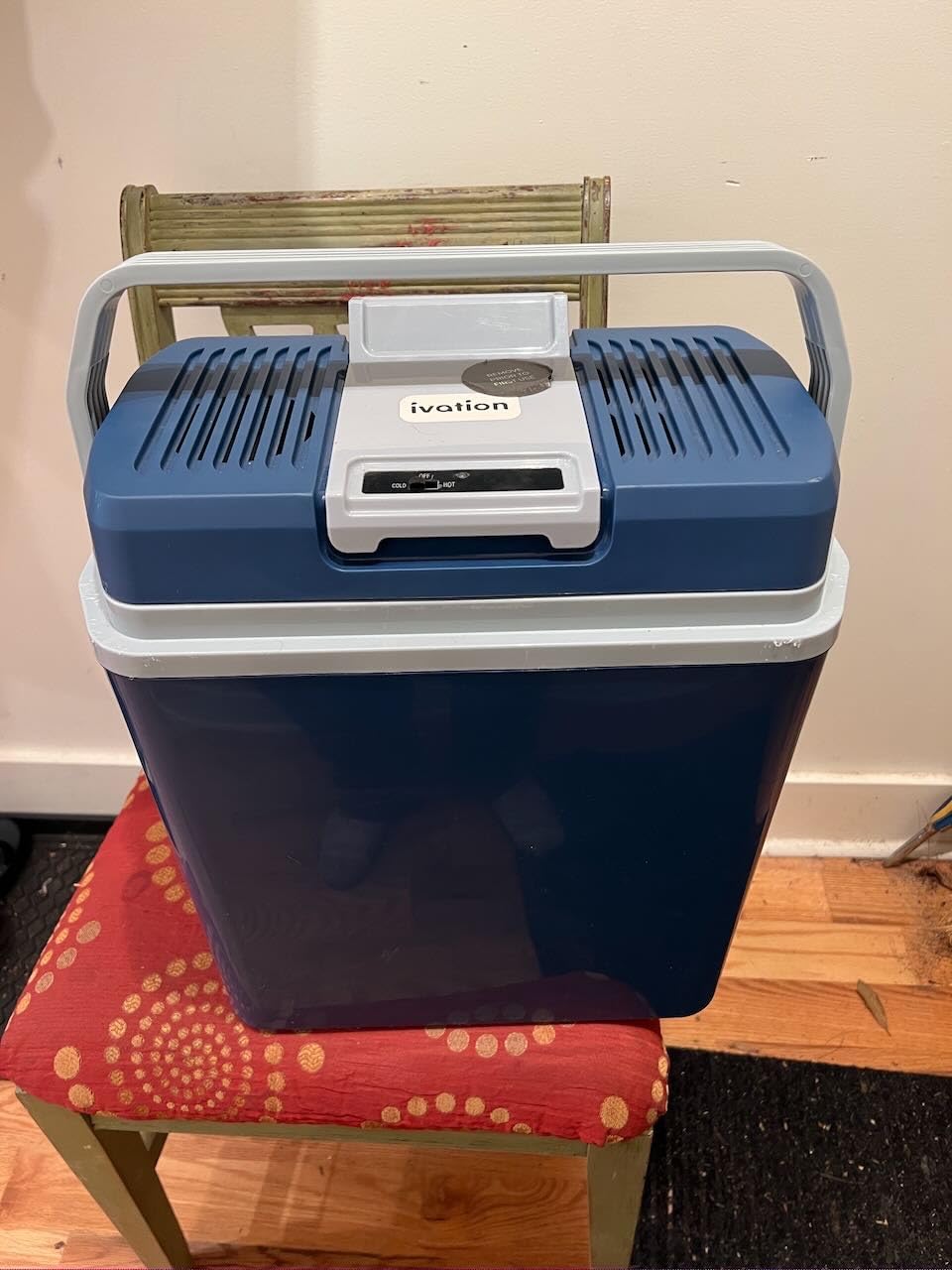 Ivation Electric Cooler & Warmer, Portable Thermoelectric Fridge w/Handle | for Vehicles & Trucks| Includes 110V AC Home Power Cord & 12V DC Car Adapter for Camping, Travel & Picnics, 24L customer photo 2