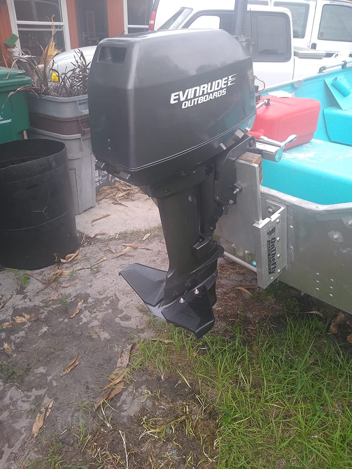 Adjustable Manual Boat Jack Plate - High Grade Marine Aluminum - Standard Unit - for up to 30hp Outboard Motors - by On The Fly Jack Plates customer photo 1