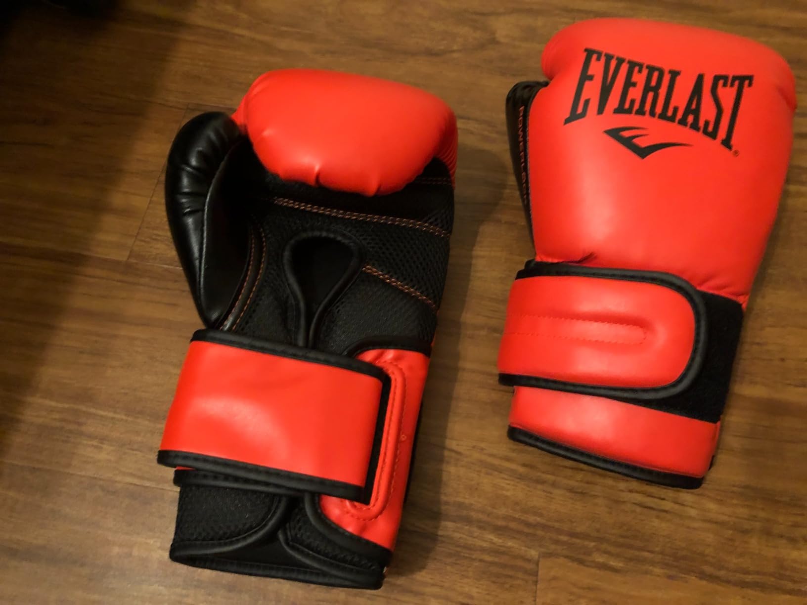 Everlast Powerlock 2 Hook & Loop Boxing Gloves - Fight Training Gloves with Durable Hand & Wrist Support, Heavy Bag & Fitness Training customer photo 2