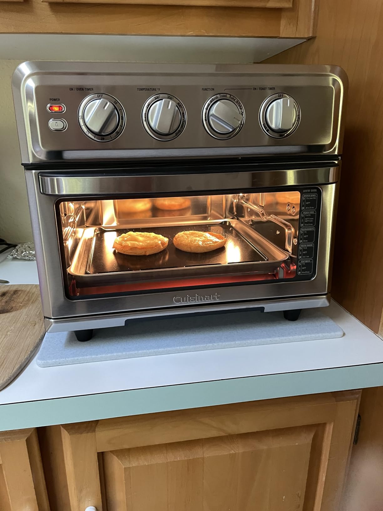 Cuisinart Air Fryer Toaster Oven, 1800W, 8-in-1 with Air Fry, Convection, Broil & Warm, TOA-70NAS, Stainless Steel customer photo 2