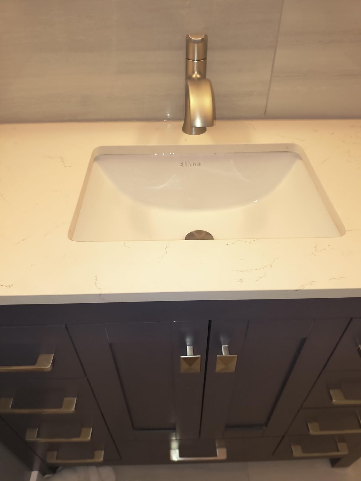 Moen Karis Spot Resist Brushed Nickel One-Handle Single Hole Bathroom Sink Faucet with Optional Deck Plate, 84346SRN customer photo 1