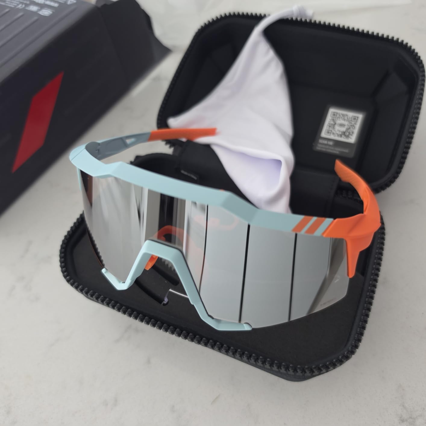 100% SPEEDCRAFT Sport Performance Cycling Sunglasses customer photo 1