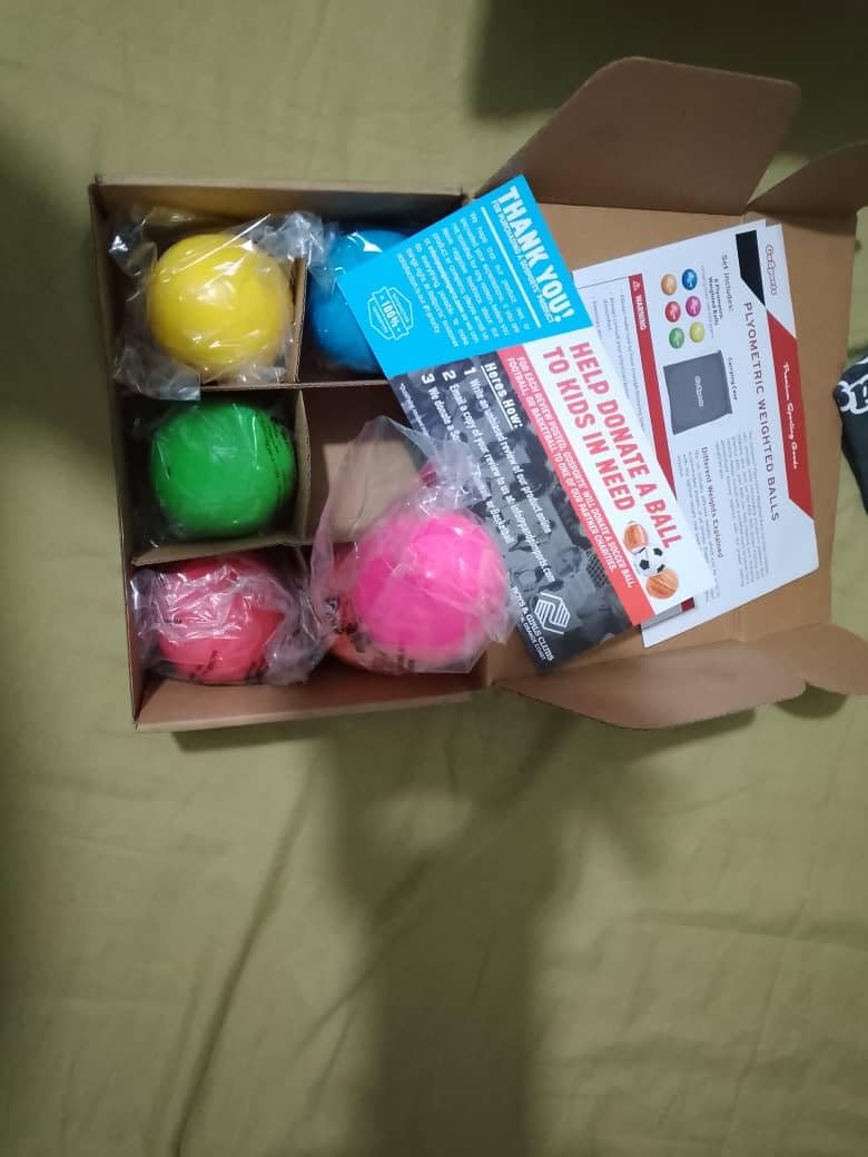GoSports Plyometric Training Balls, 6 Pack - Standard or Advanced customer photo 2