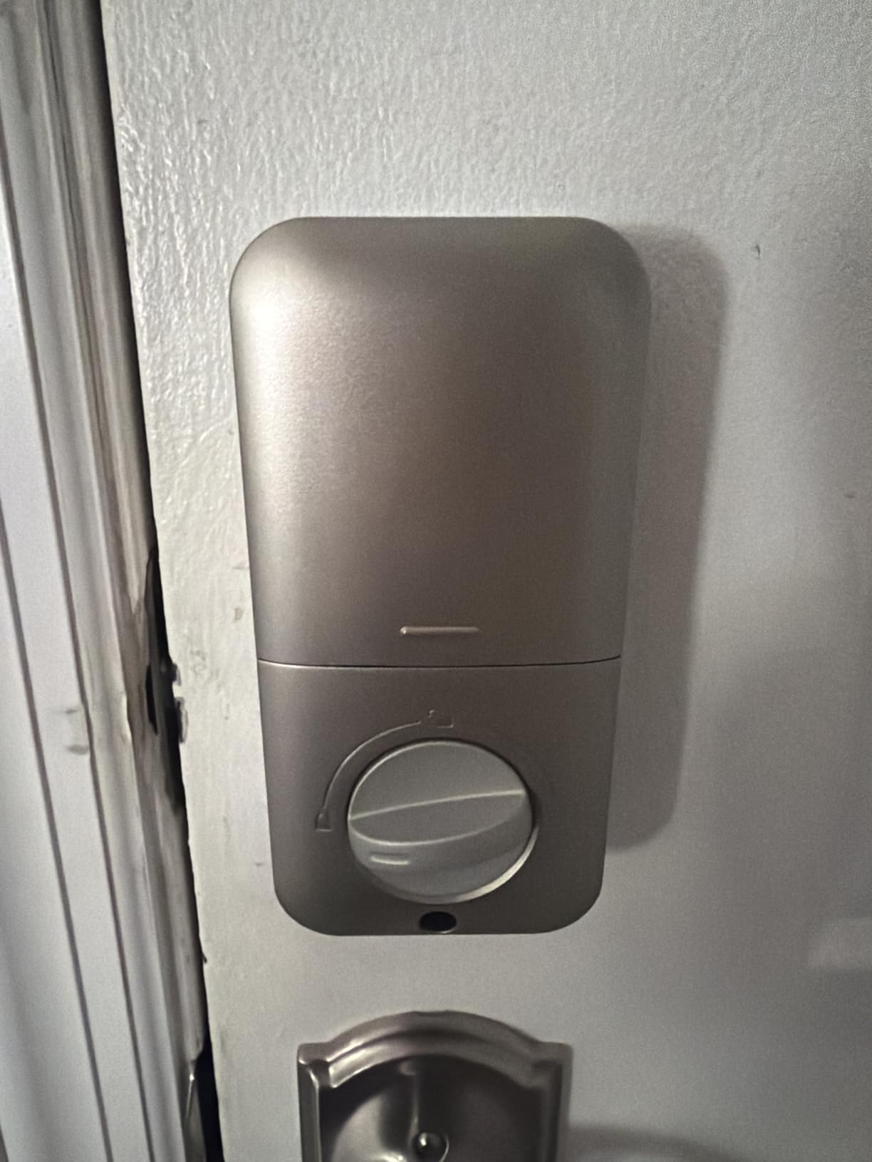TEEHO TE001 Keyless Entry Deadbolt with Keypad for Front Door, Satin Nickel | ANSI Grade 3 Security, 20 User Codes, Low Battery Alert, IP54 Waterproof, One Touch Lock, Anti-Peep Password & 2 Backup Keys customer photo 2
