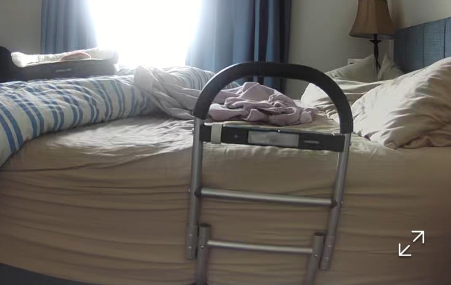 Lunderg Bed Assist Rail for Seniors with Motion Light & Non-Slip Grab Bar | Easy to Install Bed Rails for Elderly Adults Safety & Post-Surgery - Helps Reduce Falls & Support Independence customer photo 2
