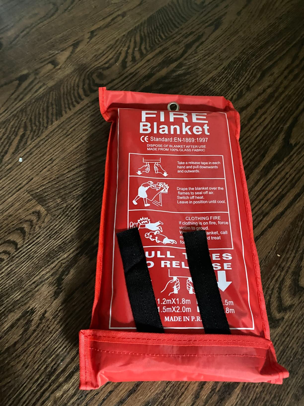 FLASLD Large Fire Blanket for Home and Kitchen, 6 ft x 8 ft Fiberglass Welding Blanket Emergency for People, Flame Retardant Protection and Heat Insulation customer photo 2