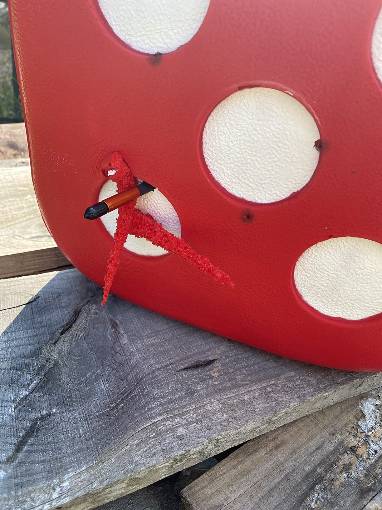 Morrell High Roller Foam Archery Target, 6-Sided Cube w/ 21 Bullseyes and Carry Handle - Portable Backyard Target for Broadheads, Field Points, Compound Bows and Crossbows customer photo 1