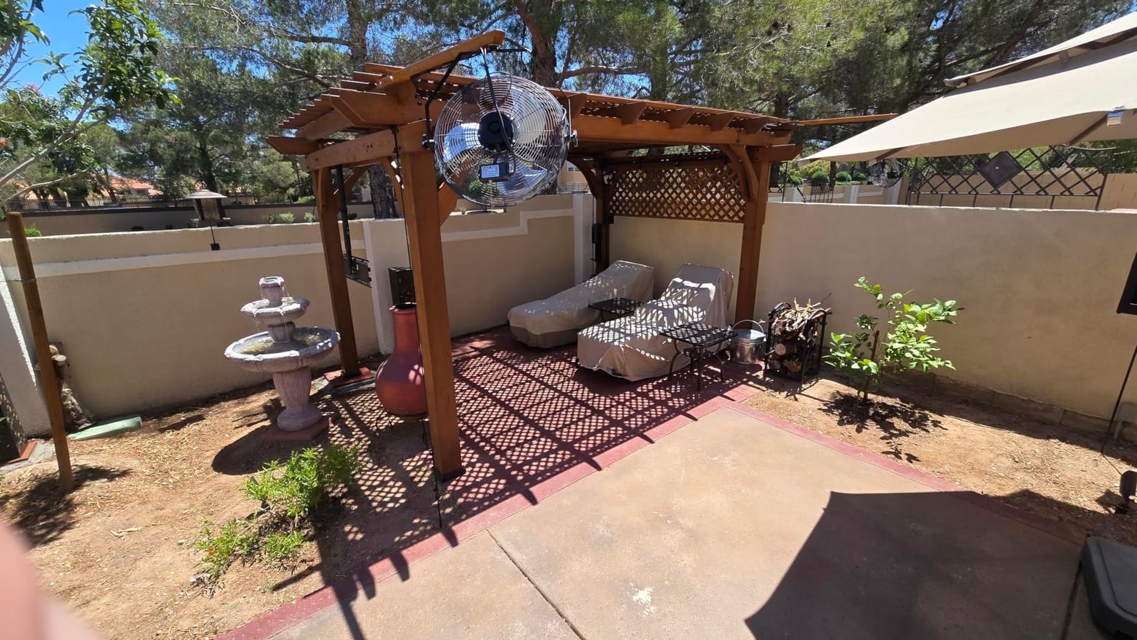 Backyard Discovery Beaumont 16' x 12' Traditional Cedar Wood Pergola Kit with Trellis Roof, All-Season Durability, High-Wind Rating, PowerPort, Shade for Outdoor Patio, Deck, Garden, and Entertaining customer photo 2