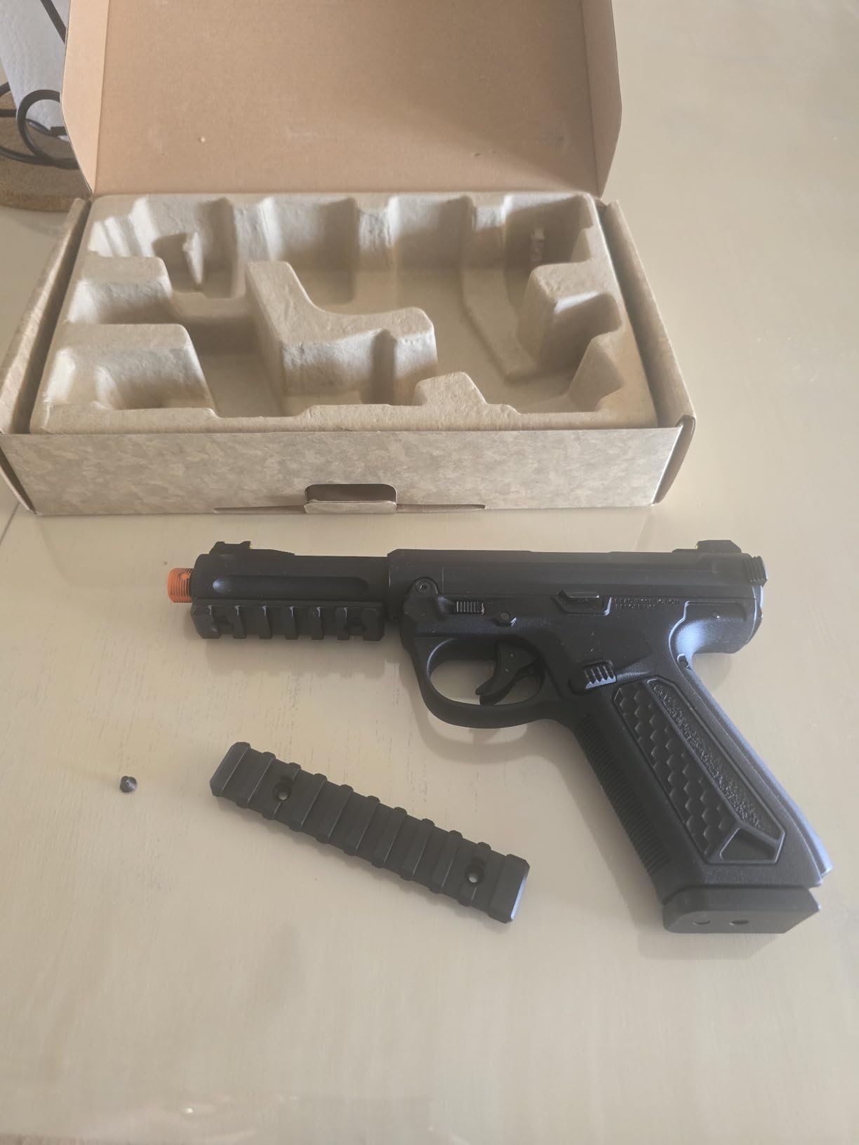 AAP-01 Assassin 312 FPS GBB Blowback Airsoft Pistol Color Black/Tan customer photo 2