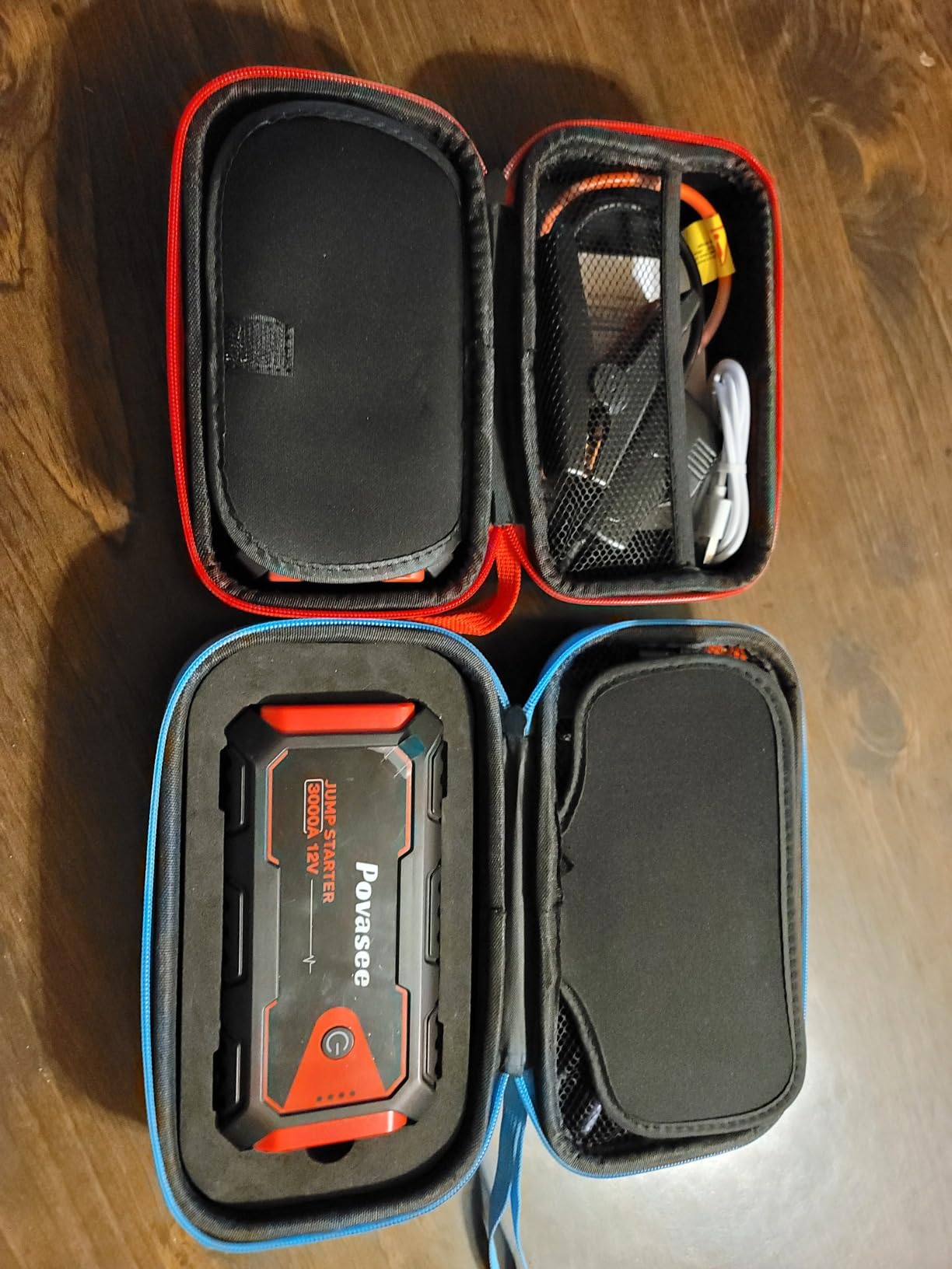 Povasee Jump Starter 5000A Car Jumper Starter, Model A30 12V Jump Box for Car Battery up to 10L Gas or 8L Diesel Engine Battery Jumper Starter Portable with Power Bank/Dual Output/LED Light customer photo 1