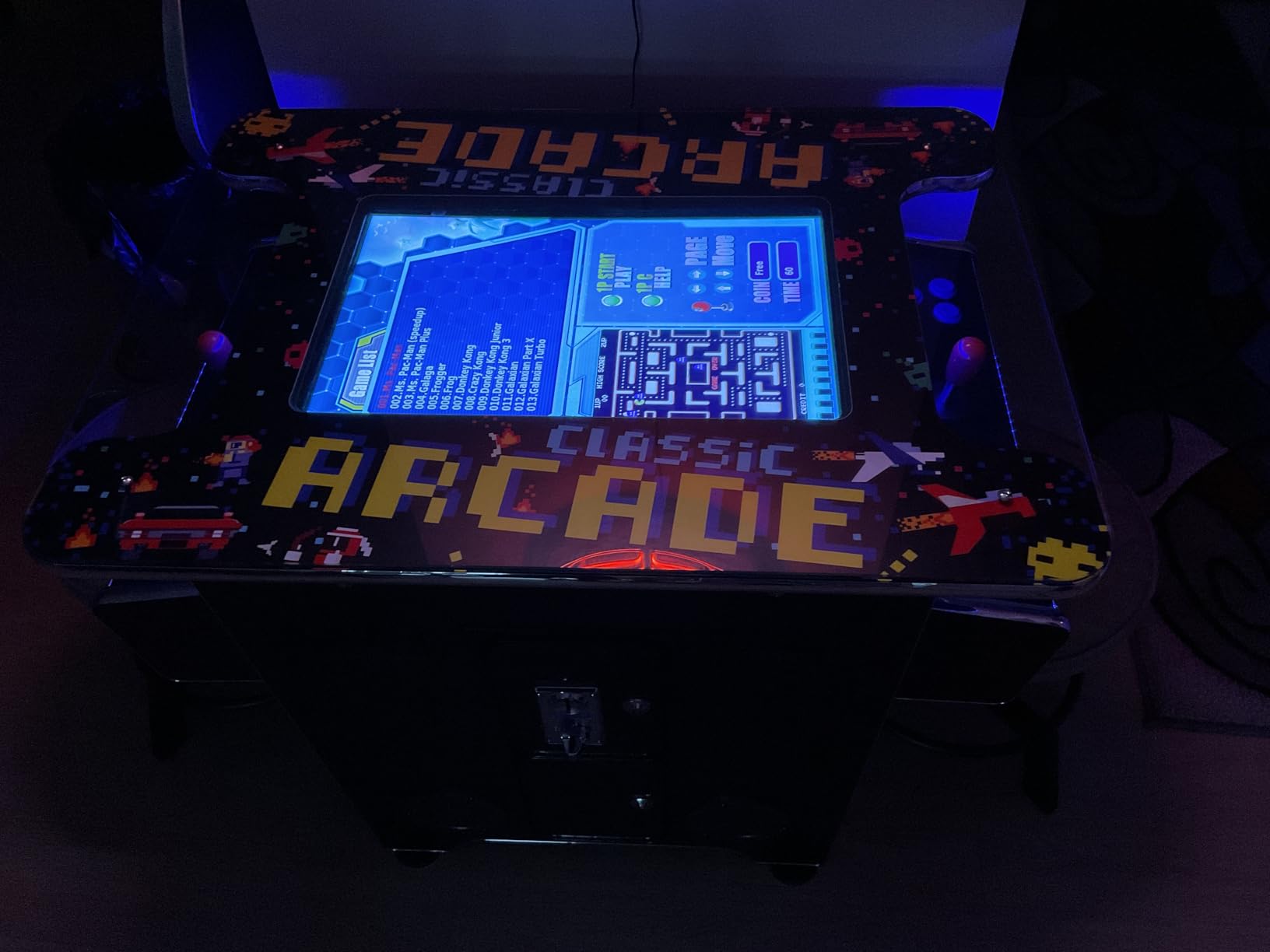 TOP US VIDEO ARCADES Full Size Commercial Grade Cocktail Arcade Machine 2 Player Retro 412 Games 22