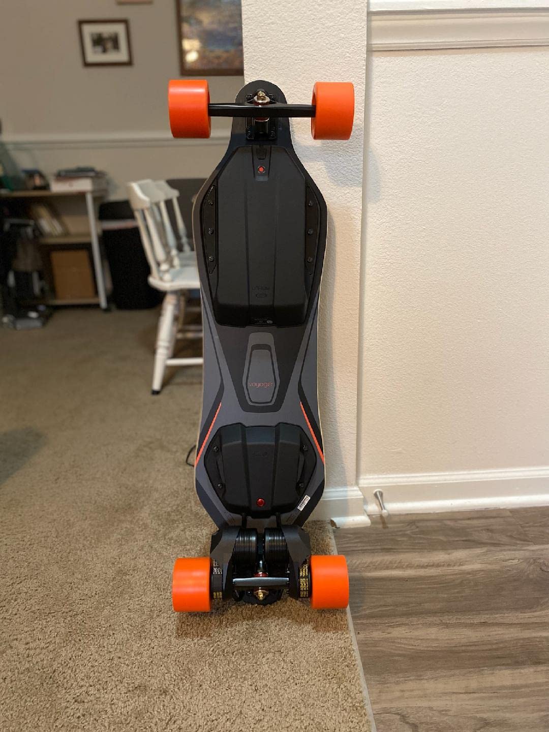 MEEPO Electric Longboard Skateboard with Remote for Adults, 34 MPH Top Speed, 30 Miles Long Range with 2800W*2 Gear Drive Motor, Bamboo & Fiberglass Deck, 330 LBS Max Load, Voyager X customer photo 1