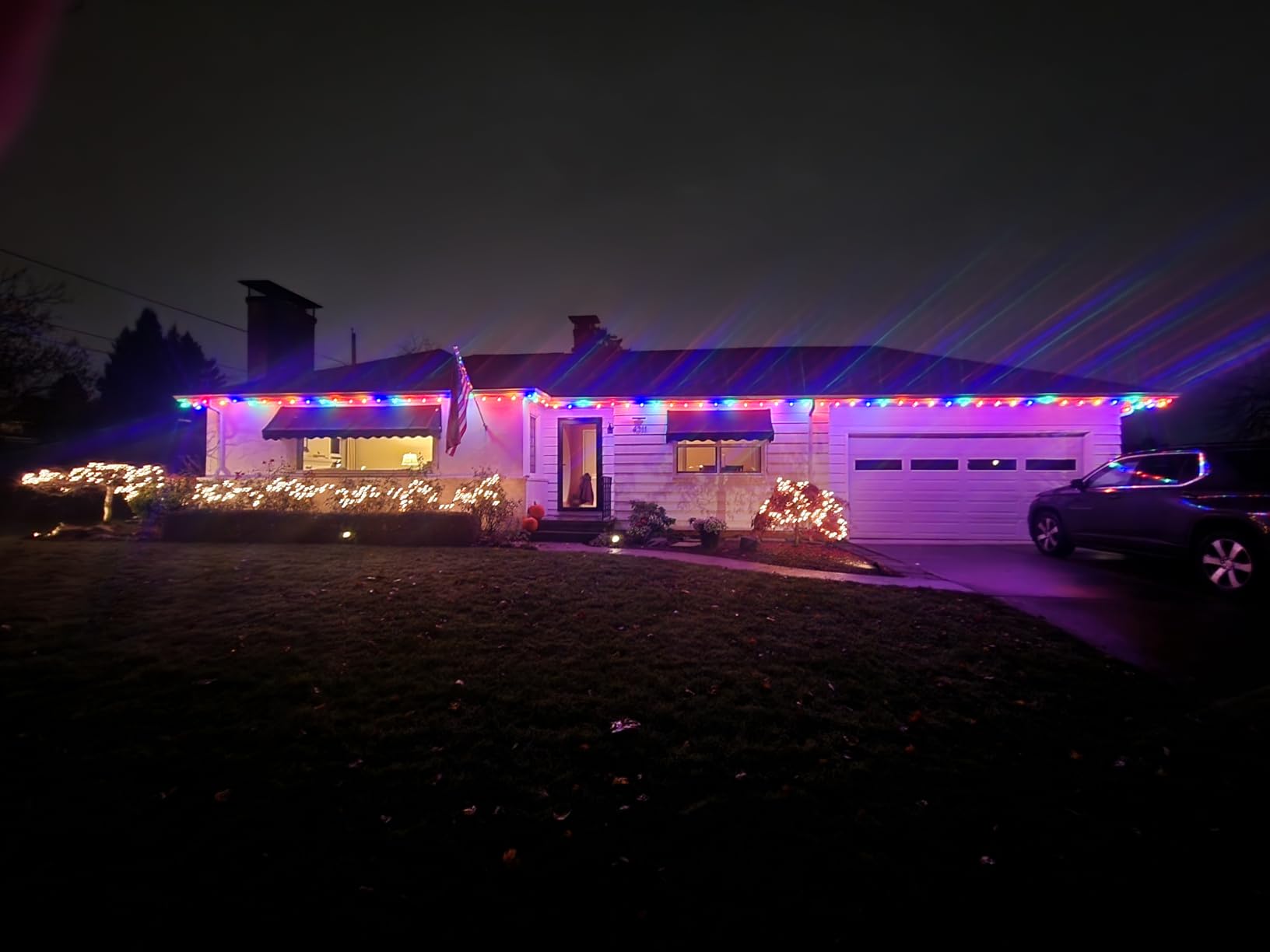 Minetom 50Ft Christmas Lights Outdoor, with 50 LED Matte Bulbs, Multicolor | Vintage C9 String Lights, Waterproof Connectable, Commercial Heavy Duty Christmas Tree Lights for House Roofline Yard Decor customer photo 1