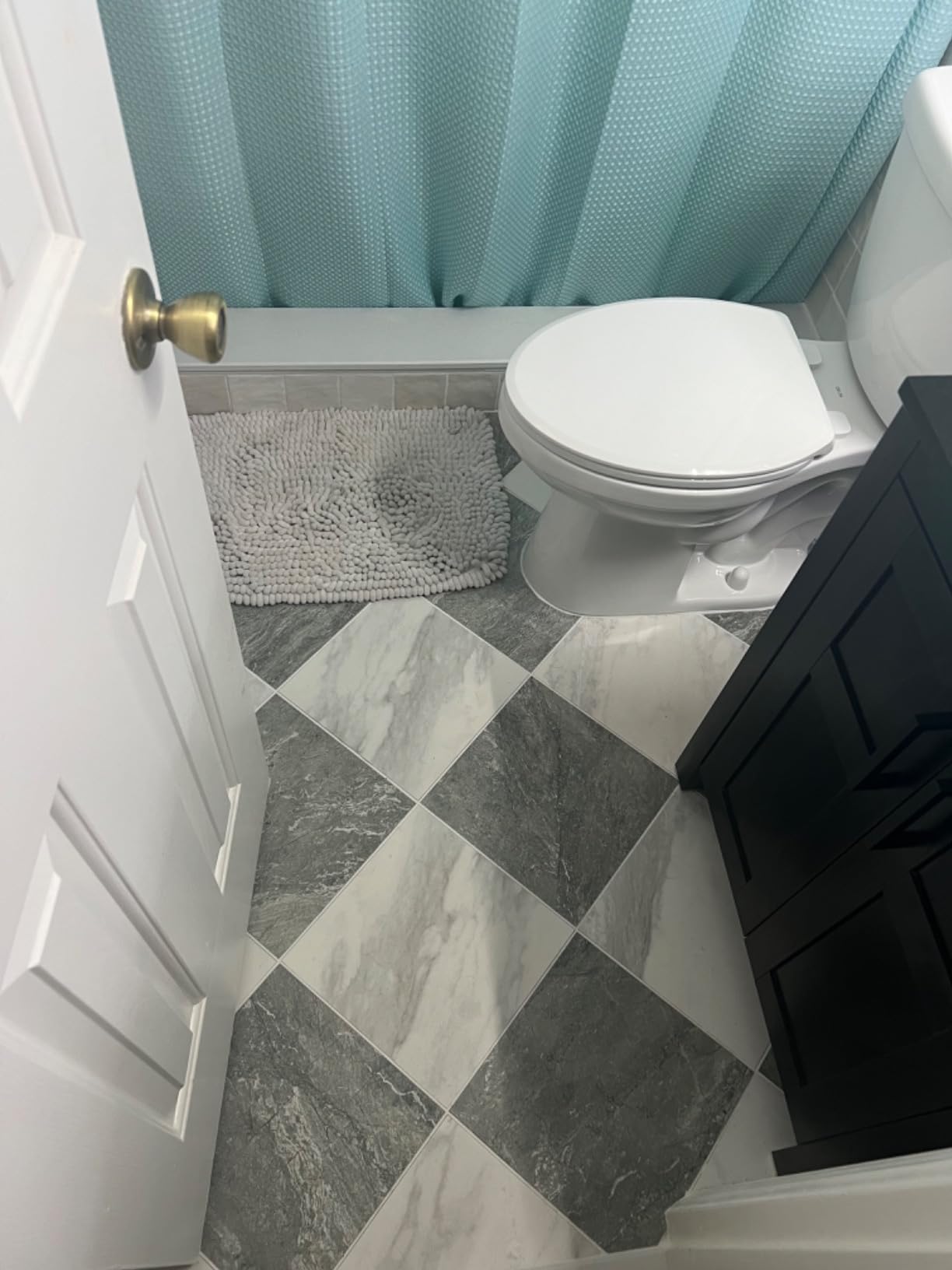 Daltile Perpetuo 12 x 12 Porcelain Marble Look Wall and Floor Tile in Matte Timeless White (13 pieces per carton) (12.22 sqft per carton) customer photo 2