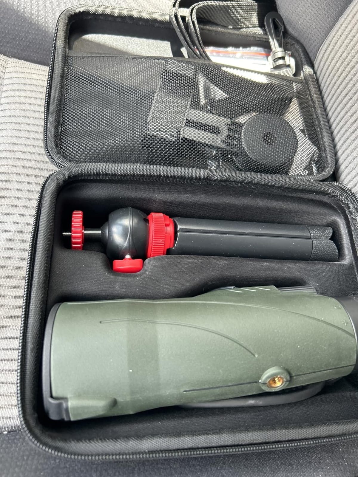 12x56 High Power Monocular Telescope for Adults with Smartphone Adapter | Large BAK4 Prism & FMC Lens Monoculars, Comes with Tripod Travel Bag, Suitable for Bird Watching Hunting Hiking Camping Gift customer photo 2