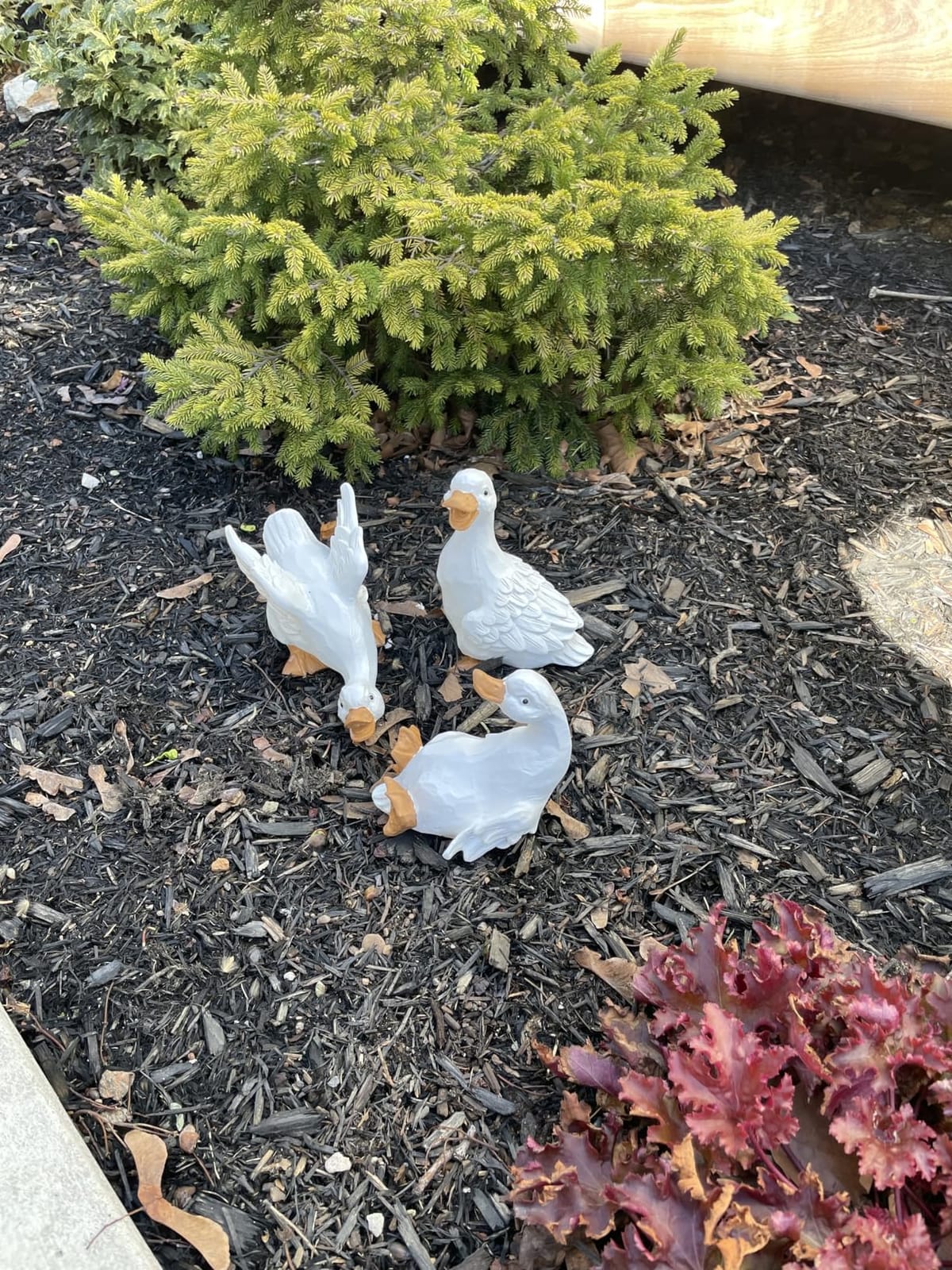 Bunny Decor Set of 3 Resin Easter Garden Statues Outdoor Indoor Home Yard | Easter Rabbit Figurines for Flower Bed Lawn, Spring Yard Decorations, Bunny Statue Gift for Mom, Indoor Tabletop Patio Decor customer photo 1