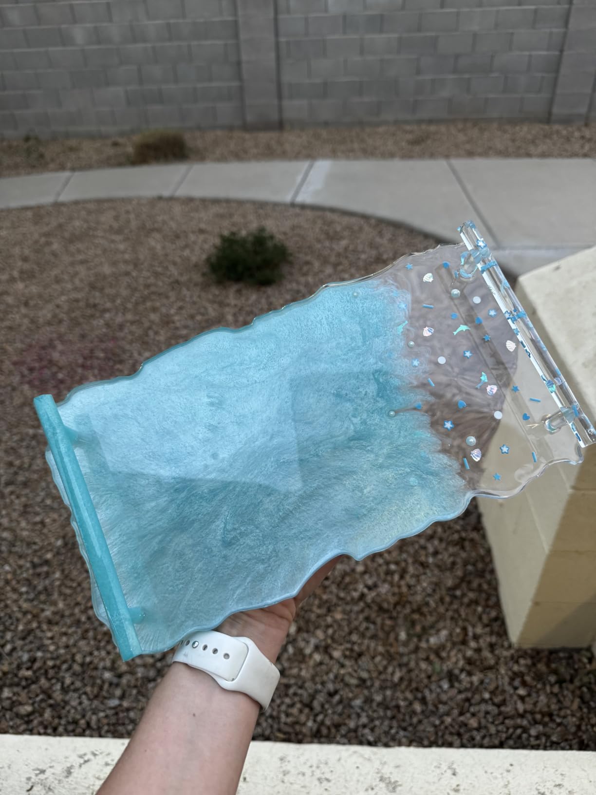 64OZ Epoxy Resin Kit, Clear Resin No Yellowing No Bubble for Molds & Craft | Clear Epoxy Resin Kit, Casting Resina for Jewelry Making, Wood & Molds (32OZ x 2) customer photo 2