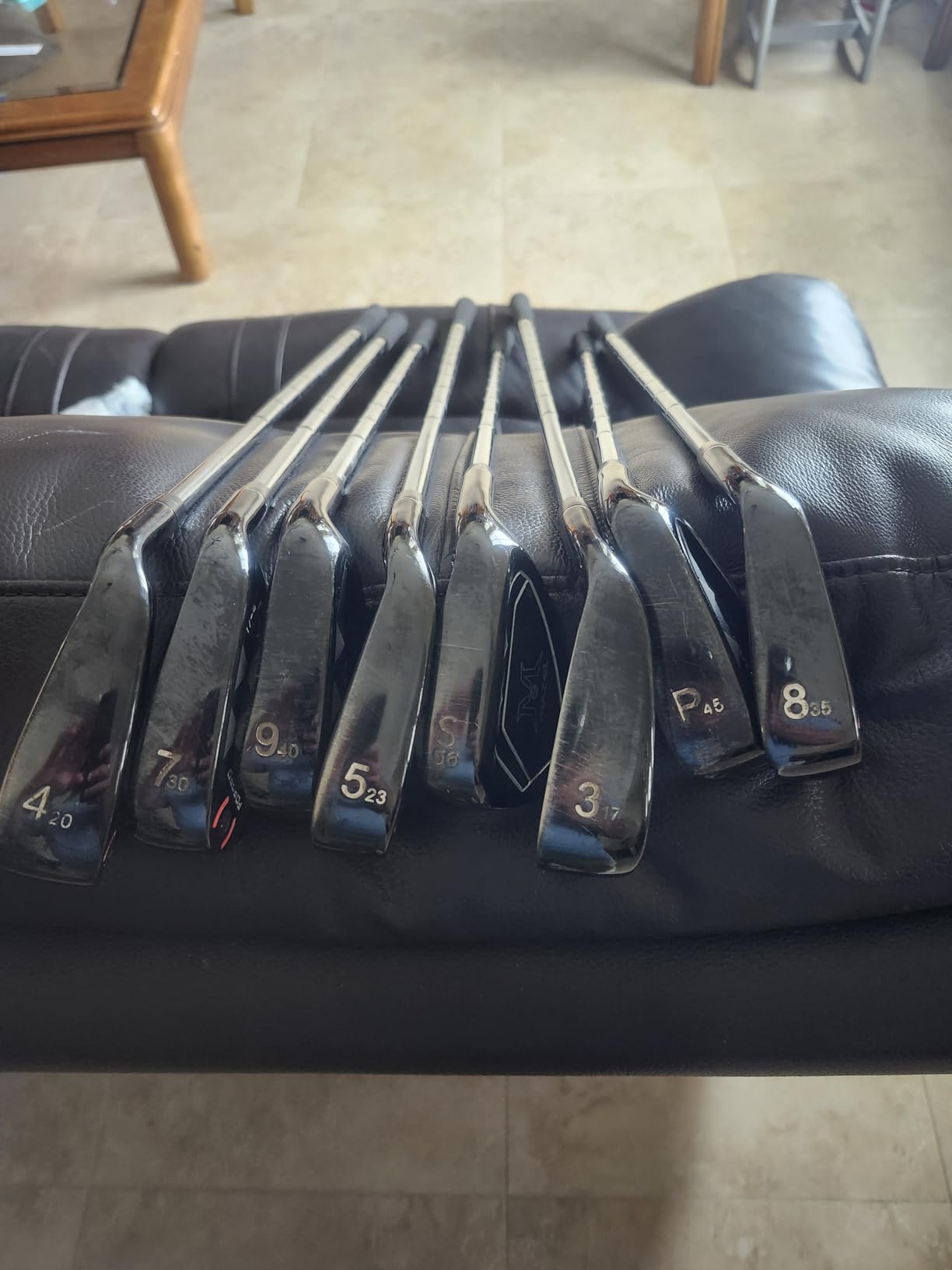 MAZEL Men Golf Iron Set (9PCS) or 1,2,3,4,5,6,7,8,9, Pitching Wedge, Sand Wedge with Steel Shafts for Right Handed Golfers customer photo 2