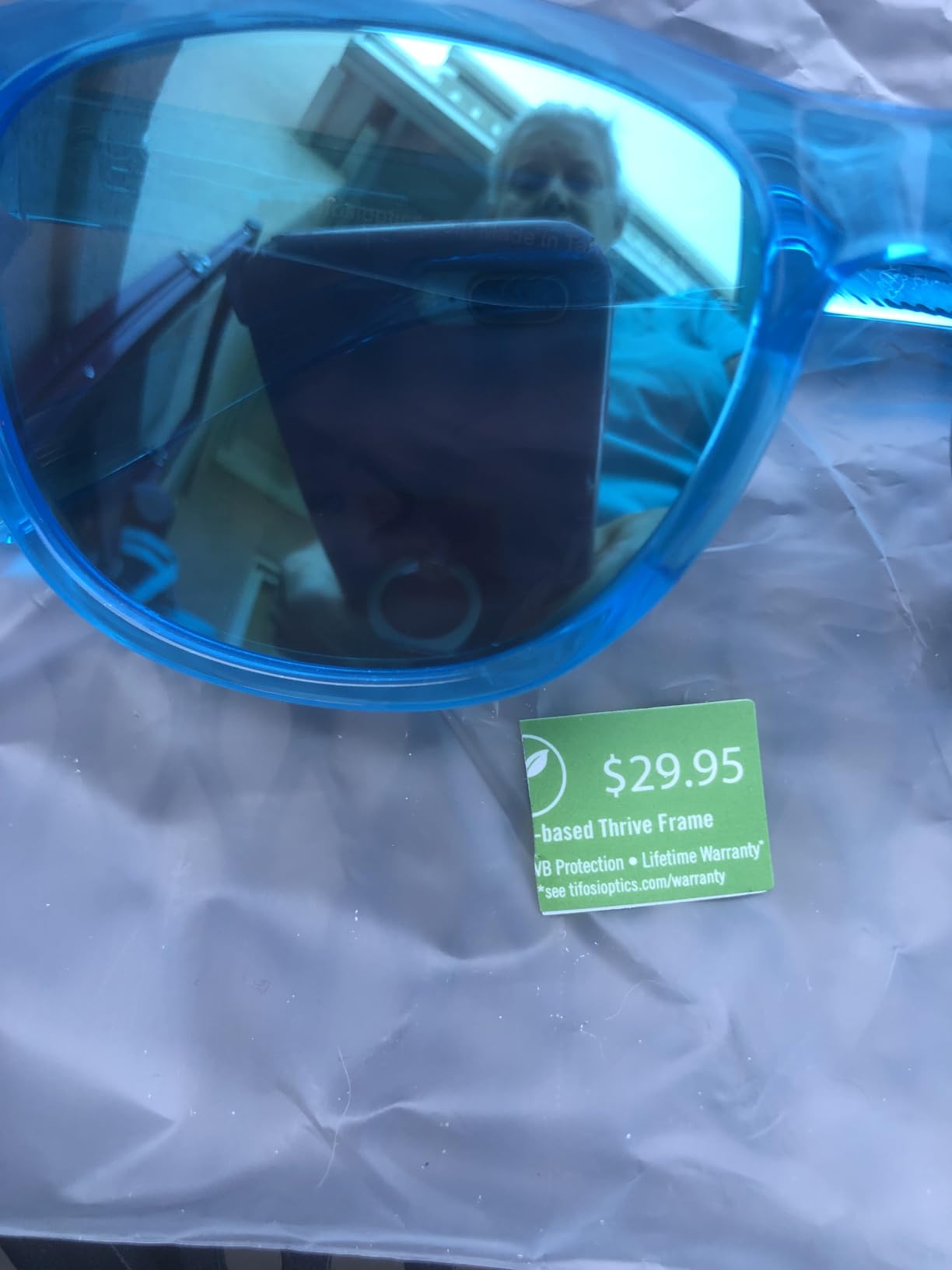 Tifosi Swank Lifestyle Sunglasses - Running, Cycling & Golf | 100% UVA/UVB, shatterproof polycarbonate. Tangle-free hinge, hydrophilic nose pads. For running, cycling, golf & lifestyle. customer photo 1