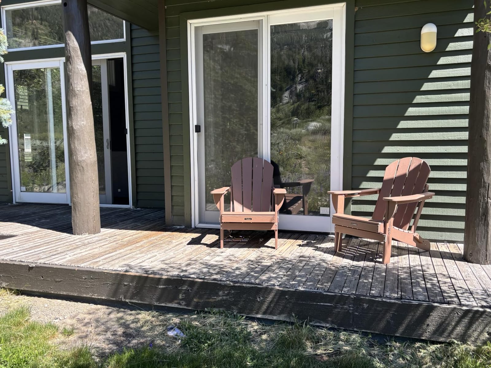 Ciokea Folding Adirondack Chair HDPE All-Weather Patio, Navy Blue | Wooden Textured, Cup Holder, 380lbs, Rustproof, Fire Pit Outdoor Lawn Poolside Backyard Deck customer photo 1