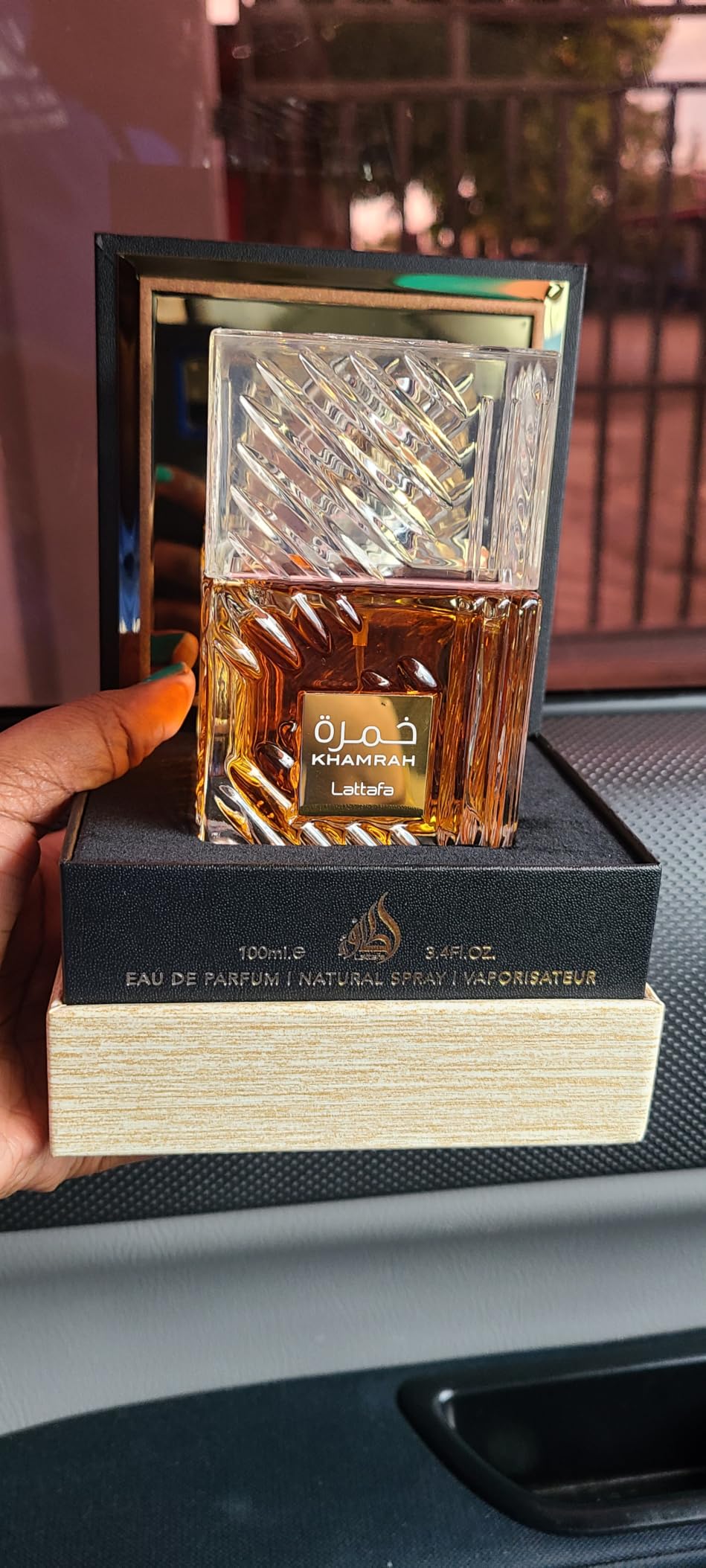 Lattafa Khamrah - Vanilla, Warm Spicy, Amber, Cinnamon - Eau de Parfum Long-Lasting Fragrance for Unisex, 3.40 Ounce / 100 ml customer photo 2